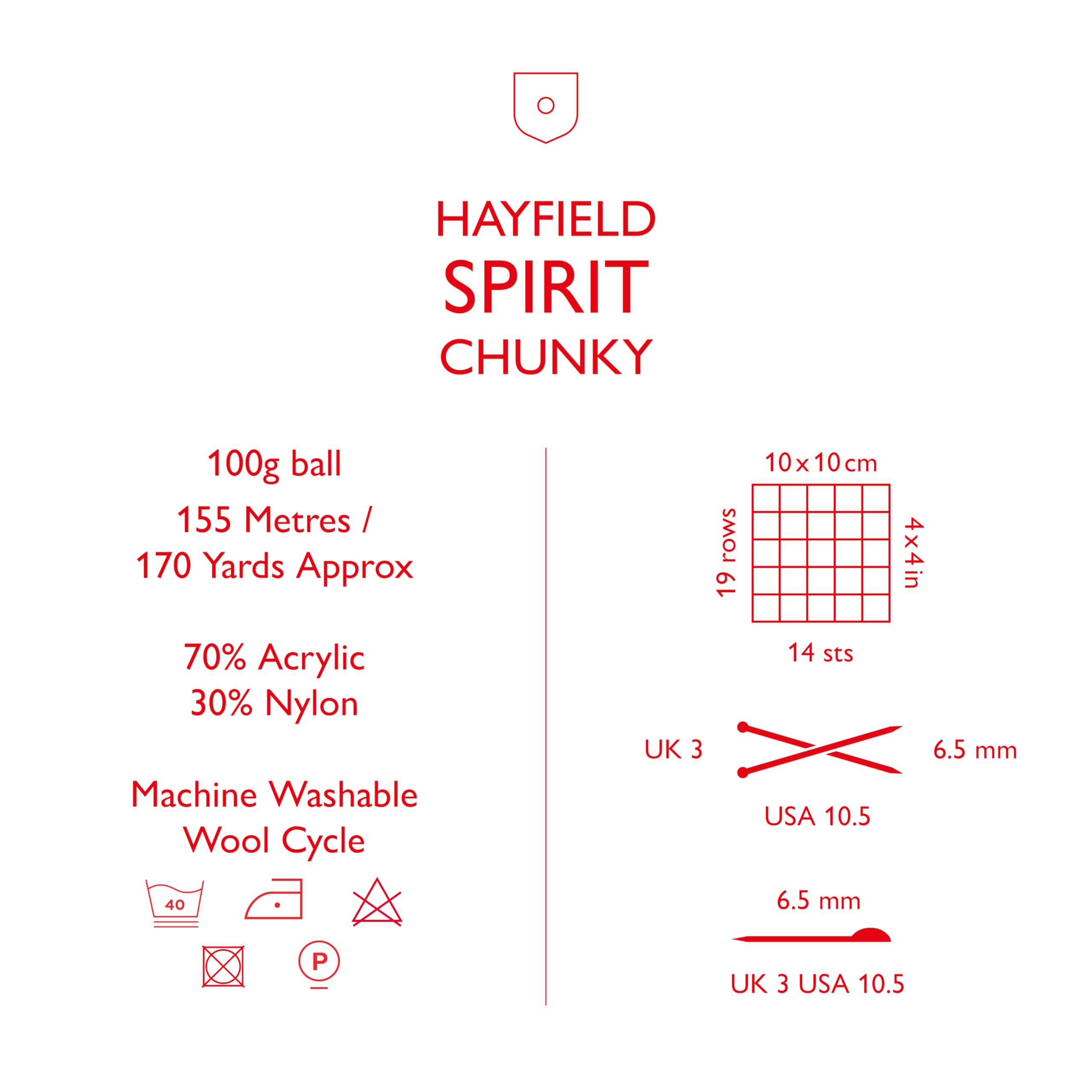 Sirdar Hayfield Spirit Chunky Yarn - Self-Striping Wool Blend | 100g | Mystery 5