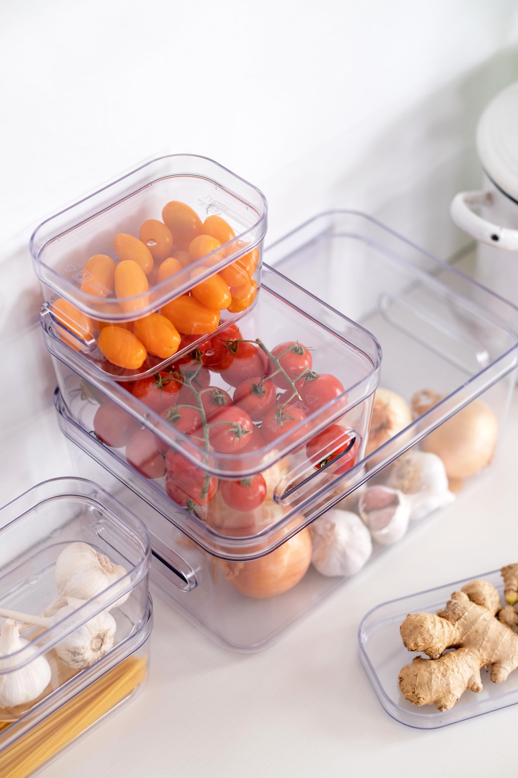 SmartStore Compact Clear Storage Box S - Small Fridge & Kitchen Organizer | 1.5L Capacity | Transparent 5