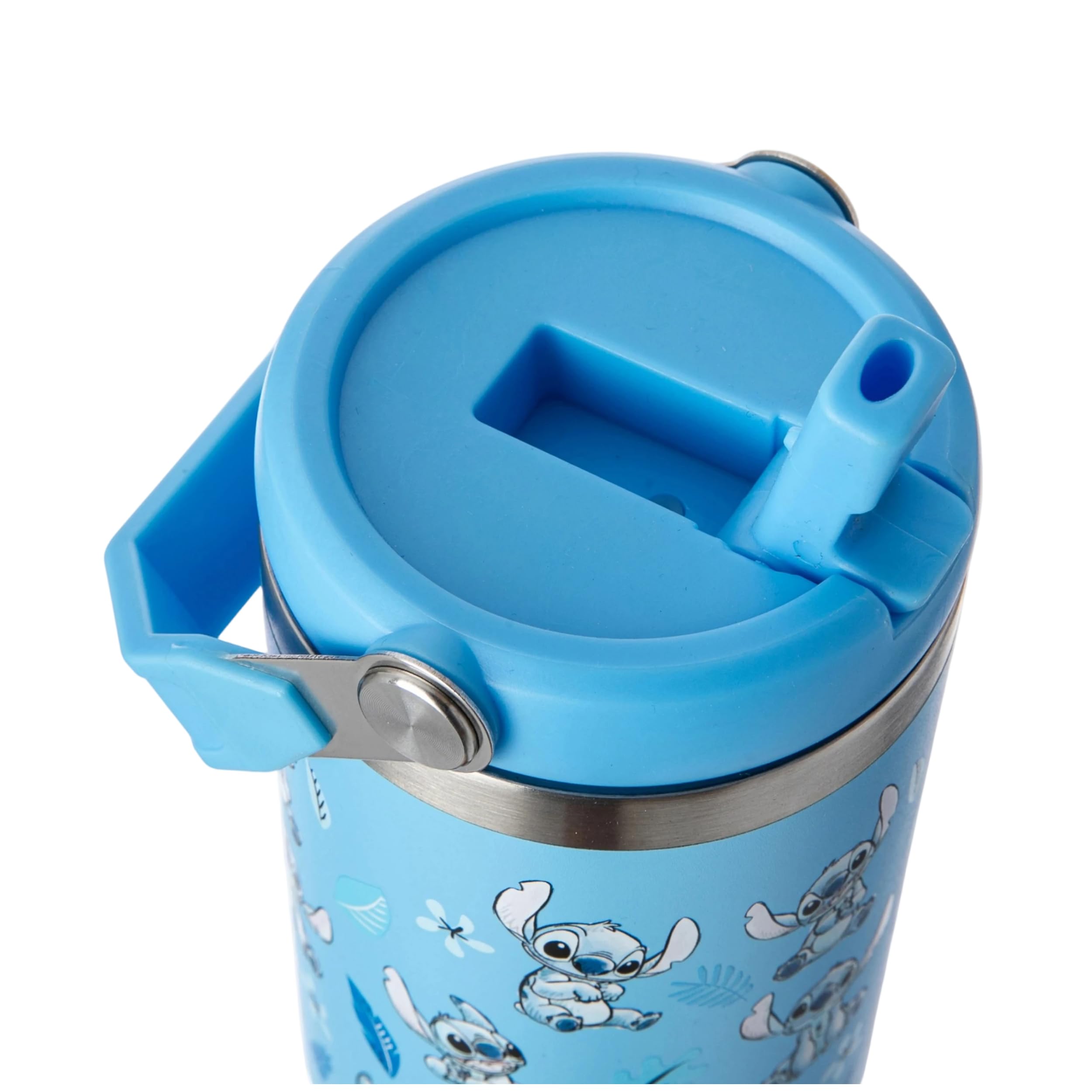 HOX Disney Stitch 800ml Insulated Steel Tumbler with Straw & Flip Lid 7