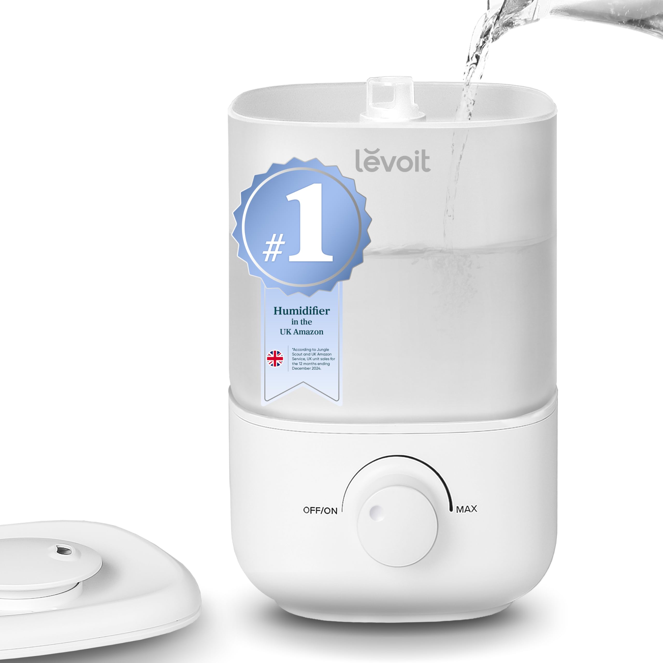 Levoit Classic 160 Cool Mist Humidifier - Ultra-Quiet 23dB | 2.5L Capacity | Easy Top-Fill 1
