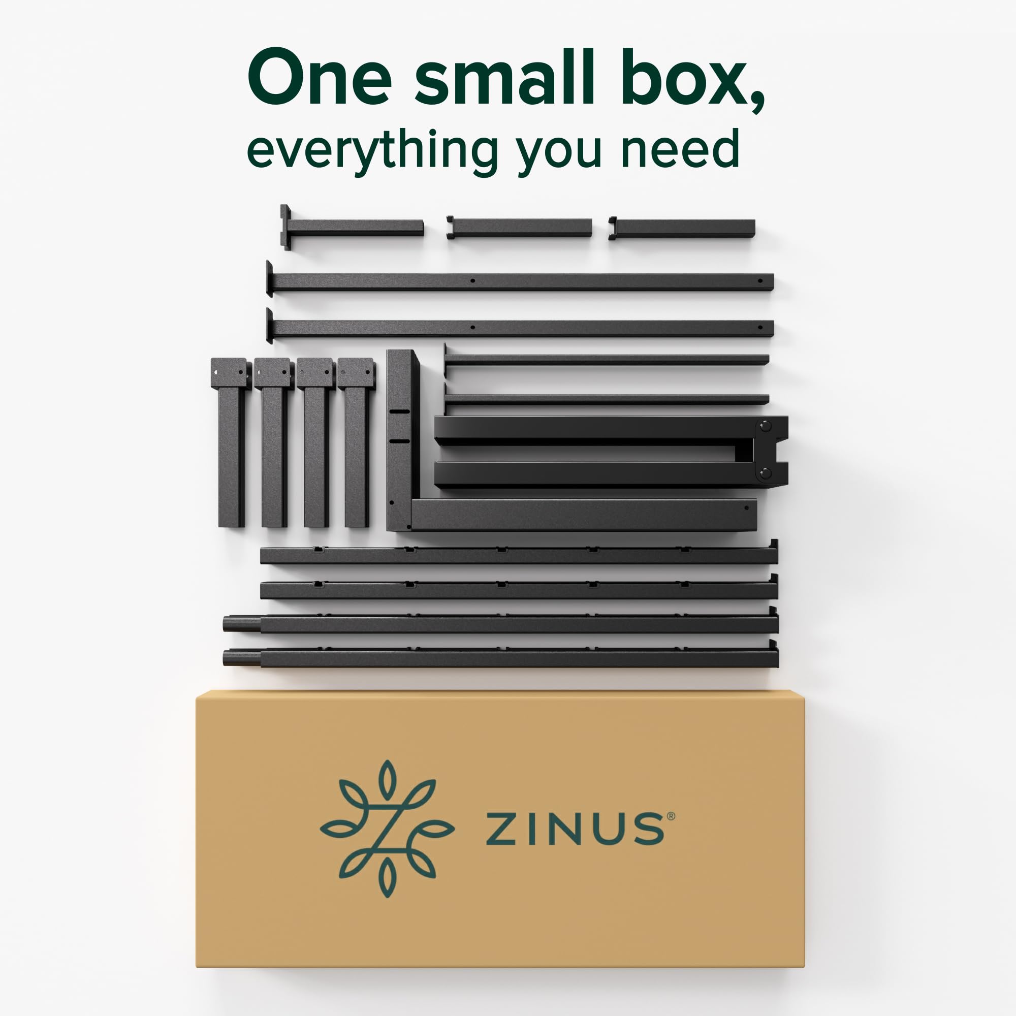 Zinus Elias Double Bed Frame - All-Steel Construction | 12.4'' Underbed Clearance | Black 5