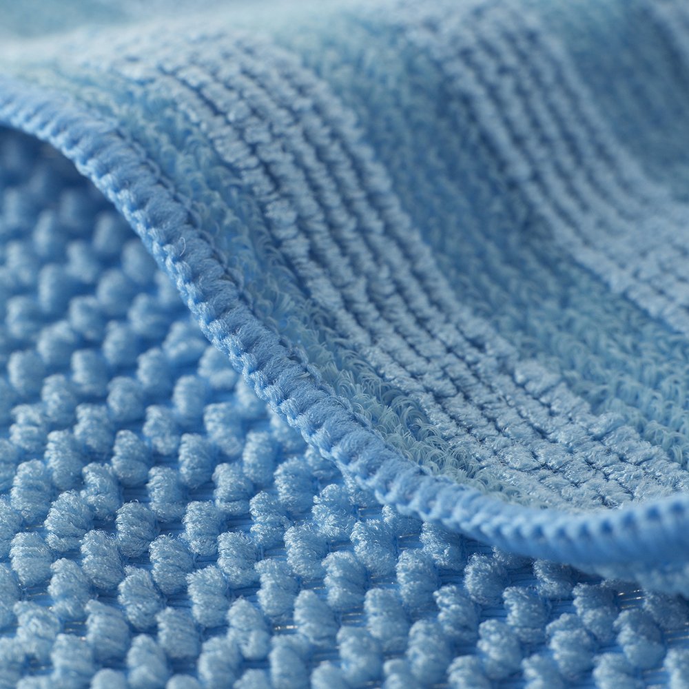Spontex Microfibre Bathroom Kit - Removes Grime & Watermarks | 2 Cloths | Washable 500 Times 5