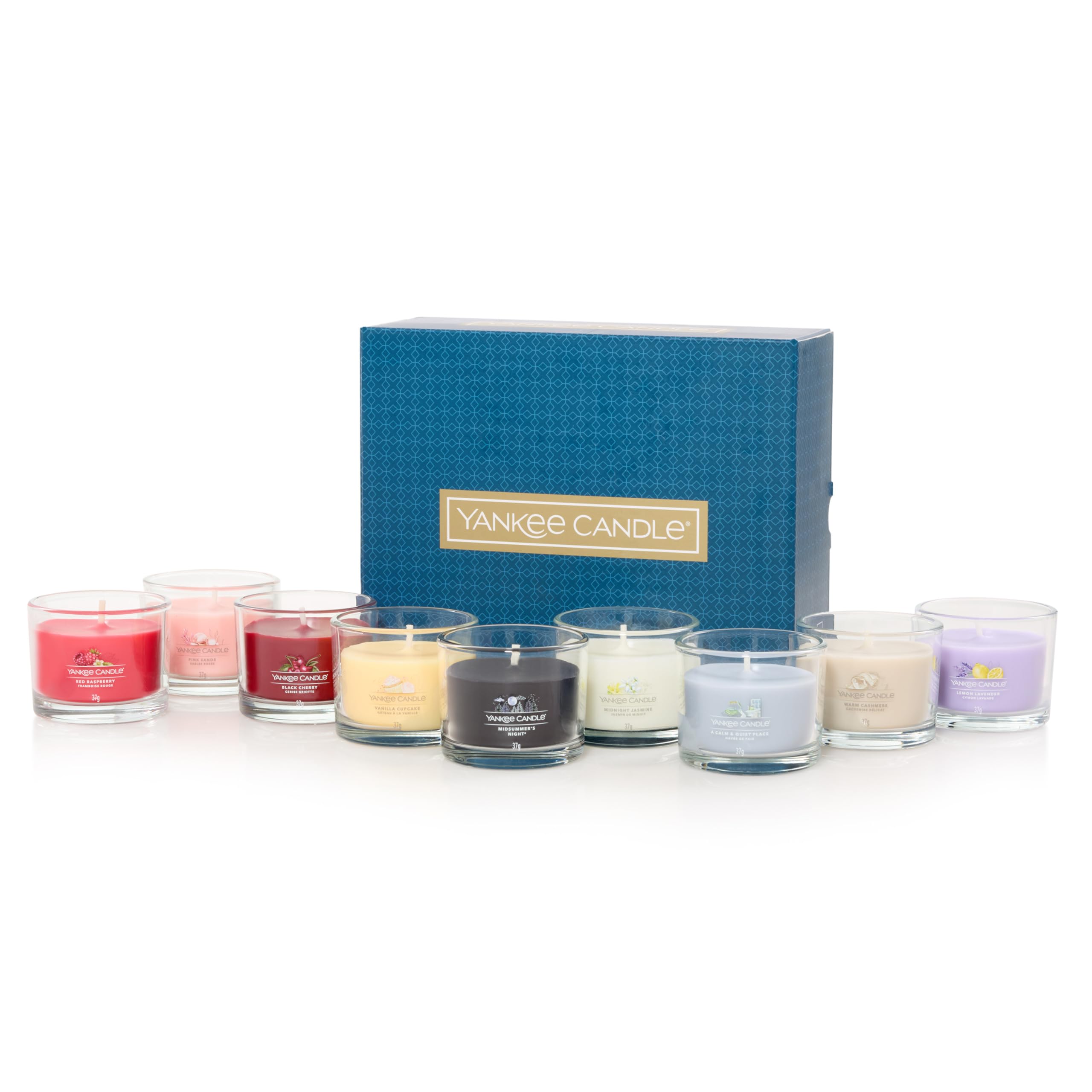 Yankee Candle Scented Candles Gift Set - 9 Mini Filled Votives with Assorted Scents | Soy Blend Wax