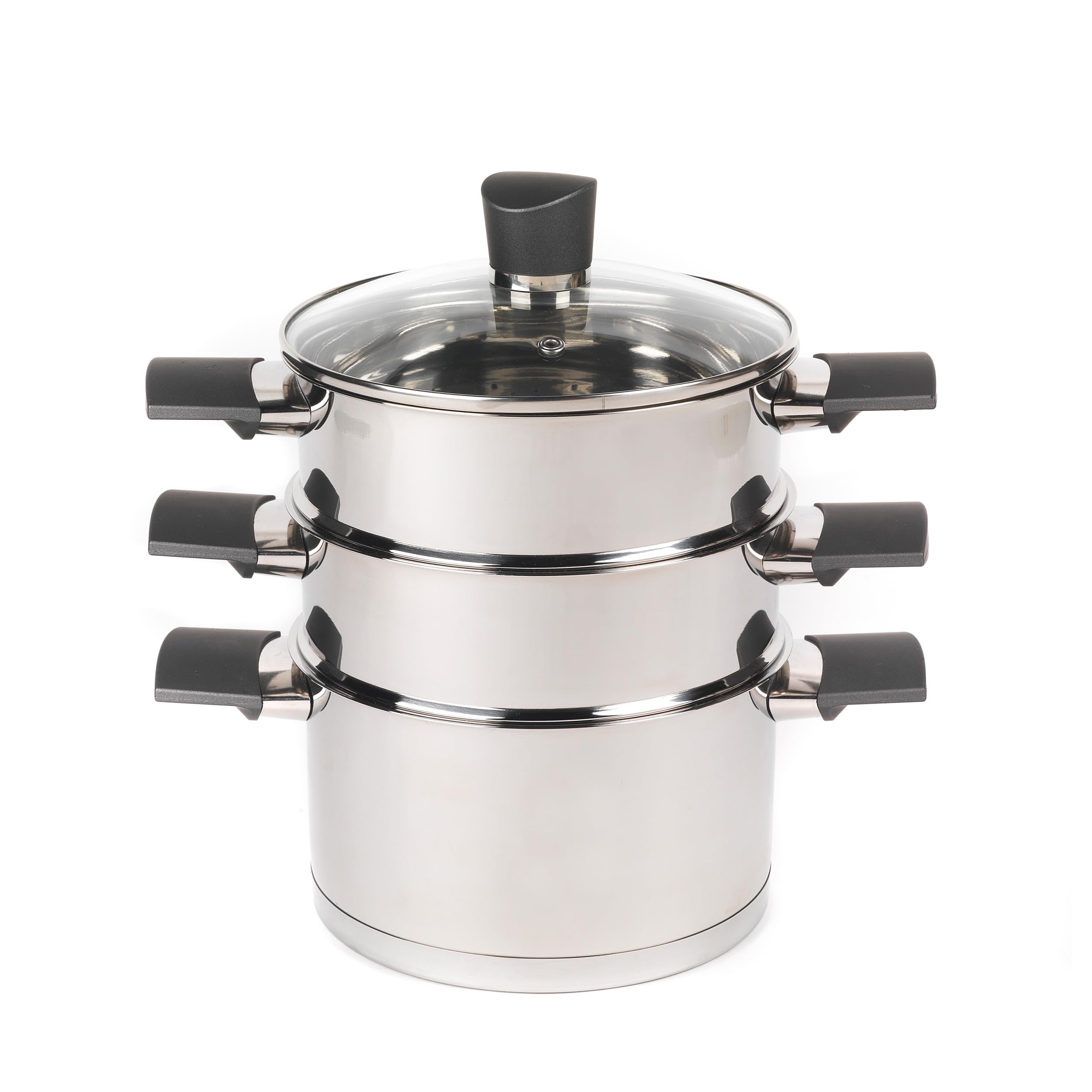 Russell Hobbs RH01170EU Excellence 3 Tier Steamer - 18 cm Stainless Steel, Induction Suitable