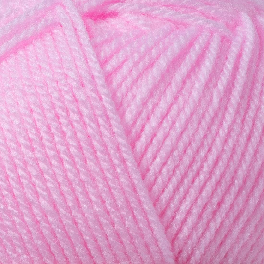 Utopia Crafts DK Double Knitting Yarn - 5 Pack Soft Acrylic | Baby Pink | 500g Total 3