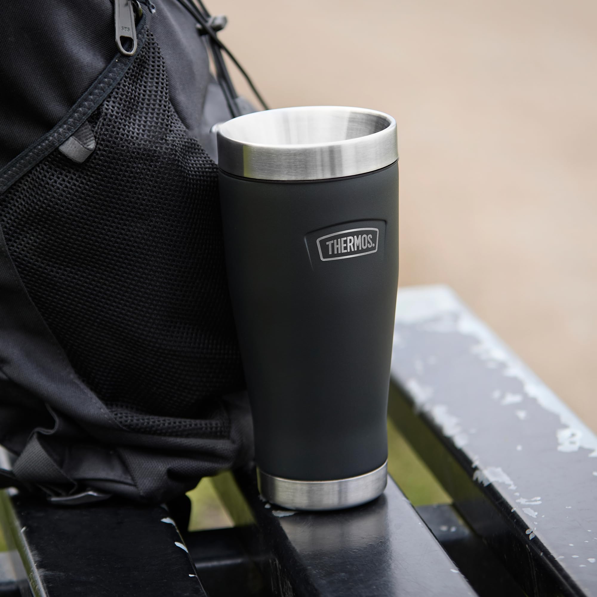 Thermos Icon Rock Cap Green Travel Tumbler - 470ml Insulated Stainless Steel | 7 Hrs Hot / 22 Hrs Cold 8