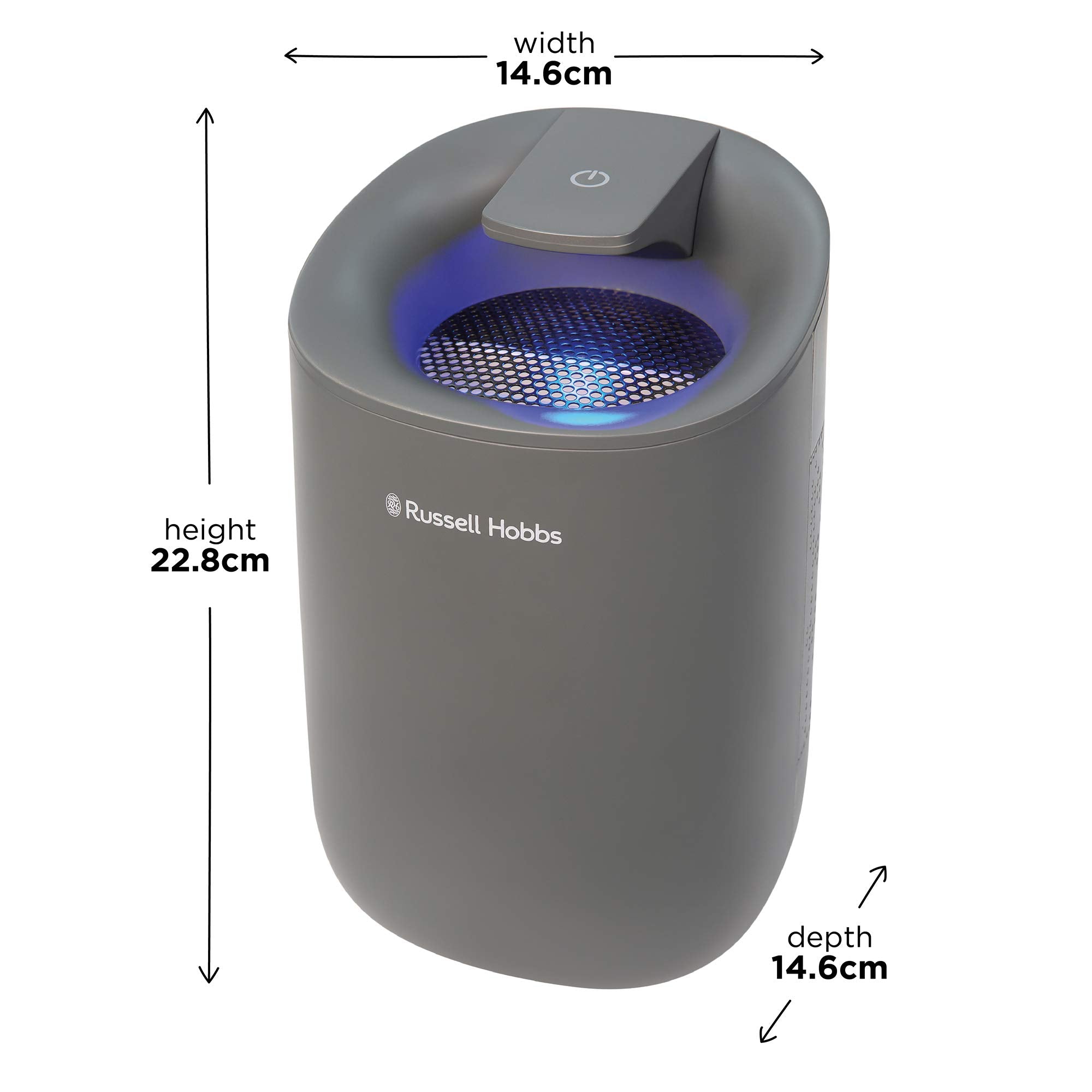 Russell Hobbs Fresh Air Mini Dehumidifier - 300ml/day Extraction | 15m² Coverage | Grey 7