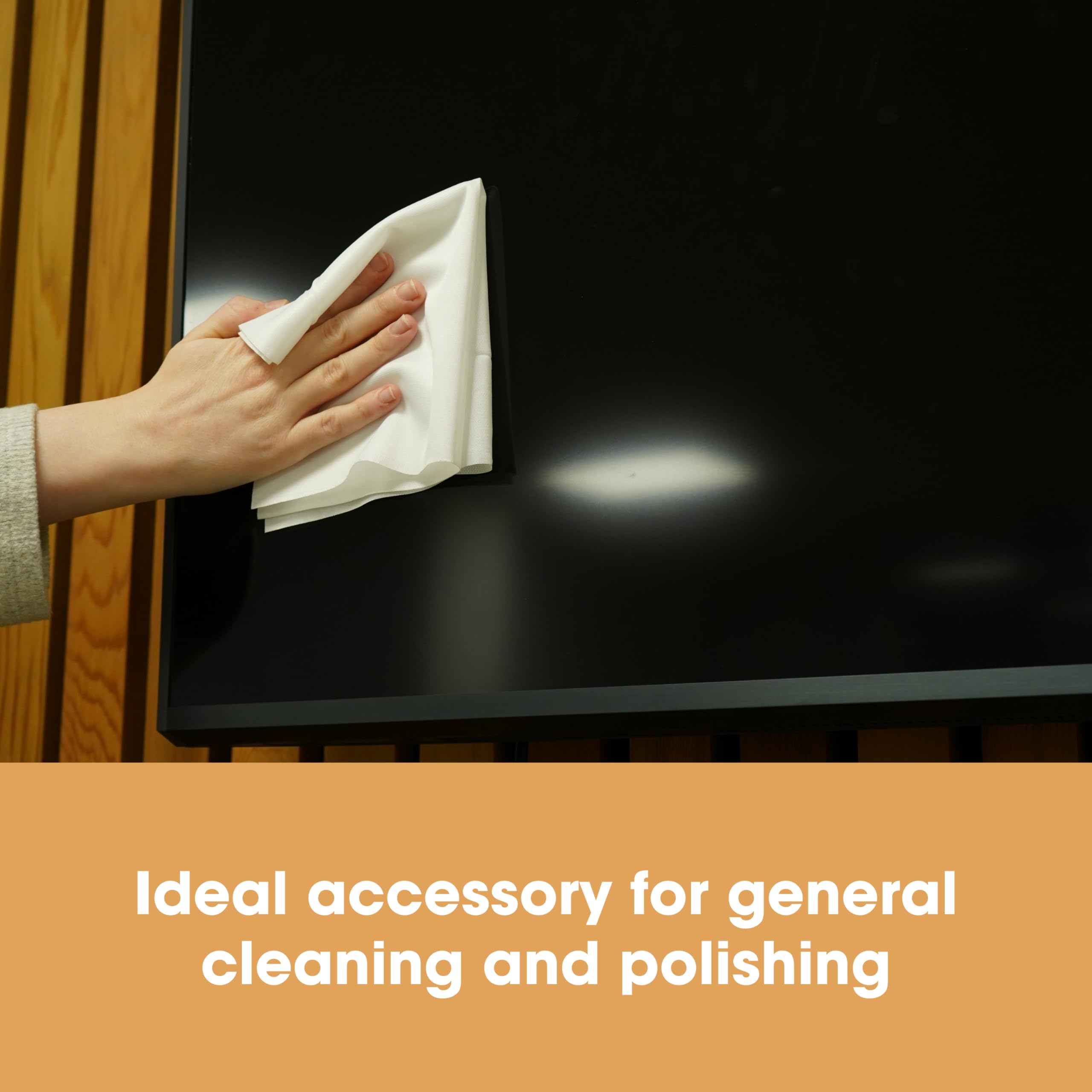 Furniture Clinic Lint Free Cleaning Cloths - 3 Pack | 30 x 30 cm | Polyester Blend | Machine Washable 4