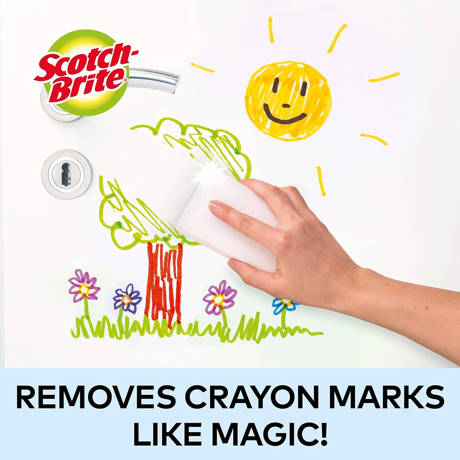 Scotch-Brite Magic Easy Eraser Sponge - Melamine Cleaner, Value Pack of 12 4
