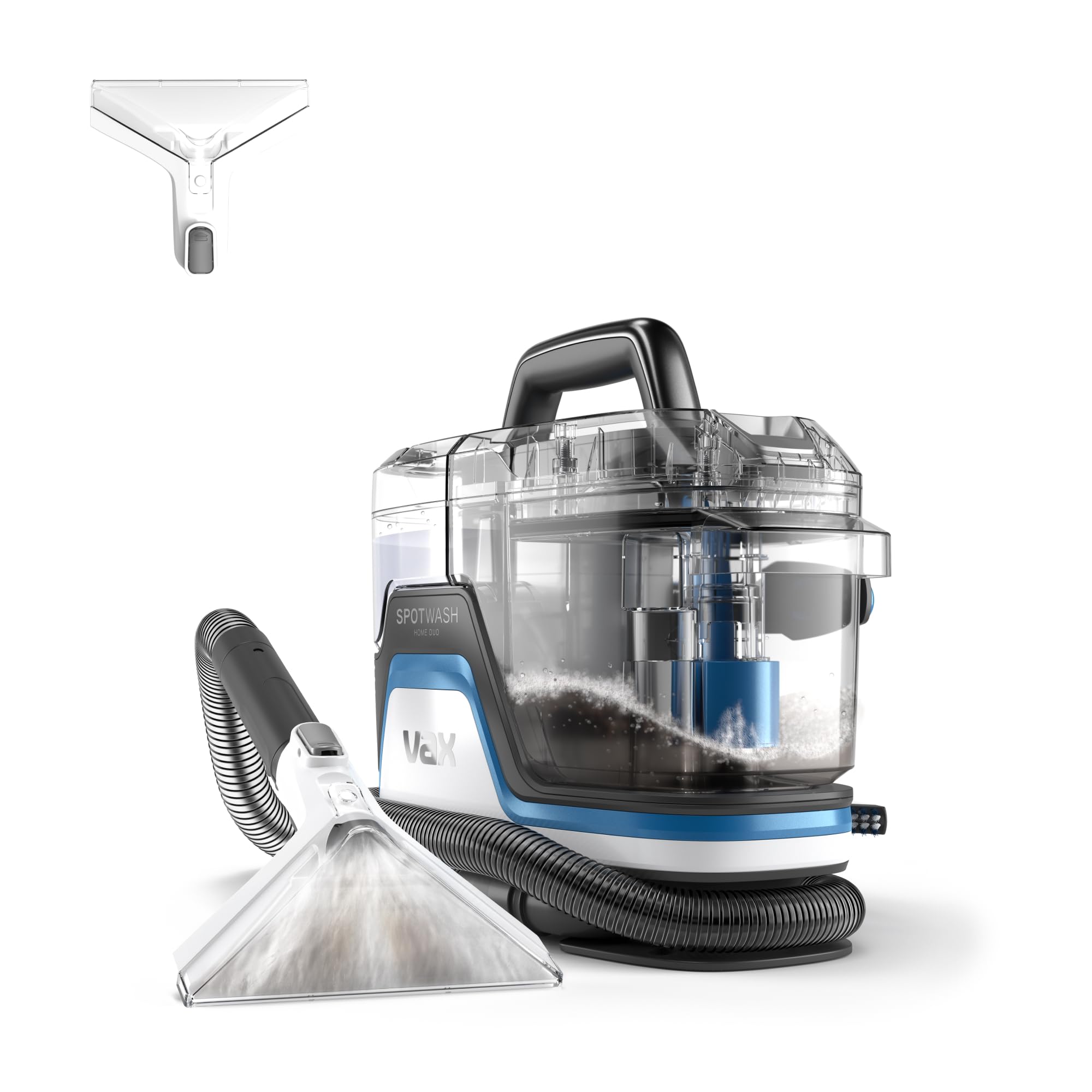 Vax SpotWash Home Duo Carpet Washer - Compact Design | Antimicrobial Tools | White/Blue 1