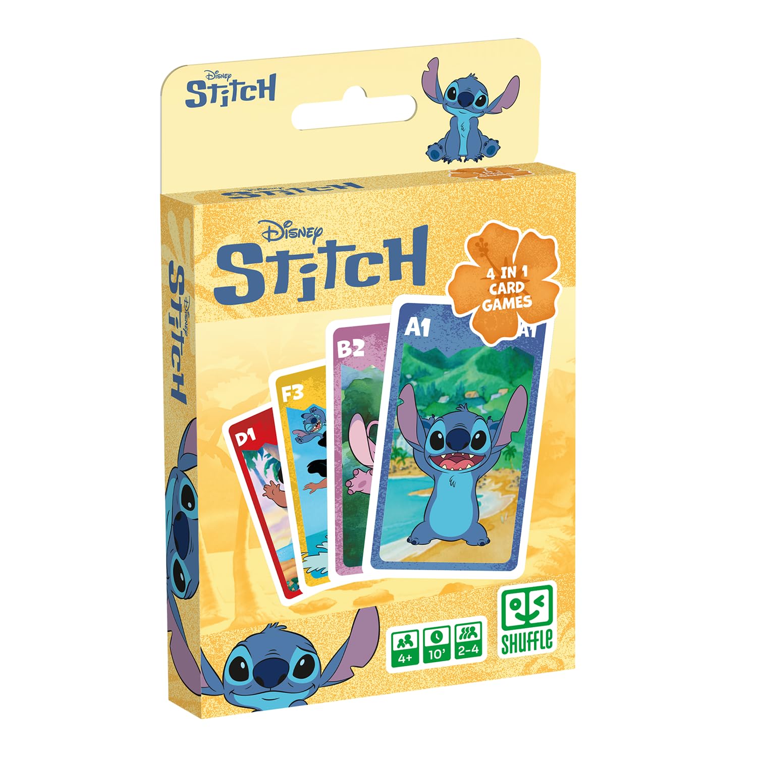Shuffle Stitch 4-in-1 Card Game - 7 Families, Battle, Memory & Action | Ages 4+ 1