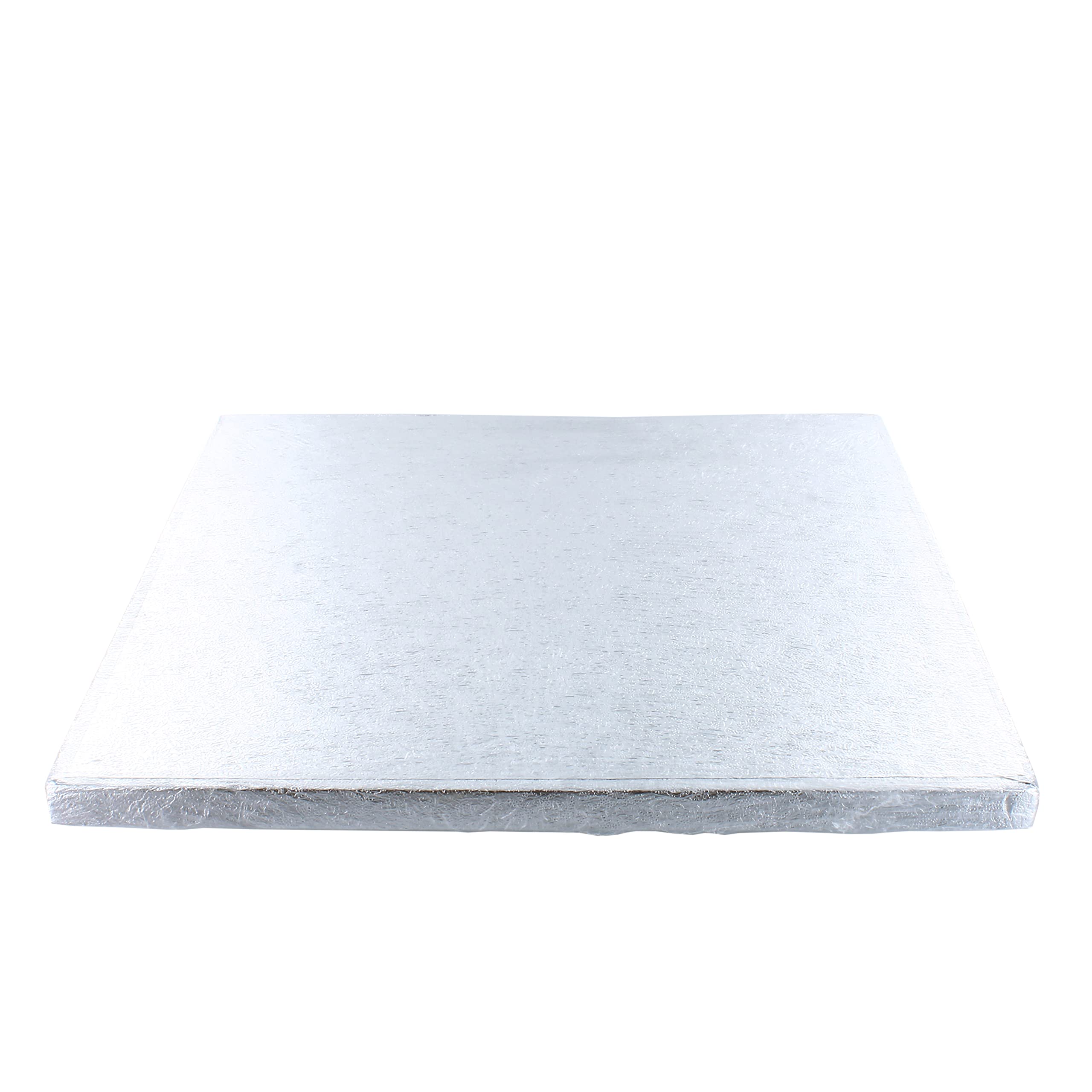 Culpitt 12' Square Silver Cake Drum Board - Pack of 5 | 13mm Thick | Individually Wrapped 3