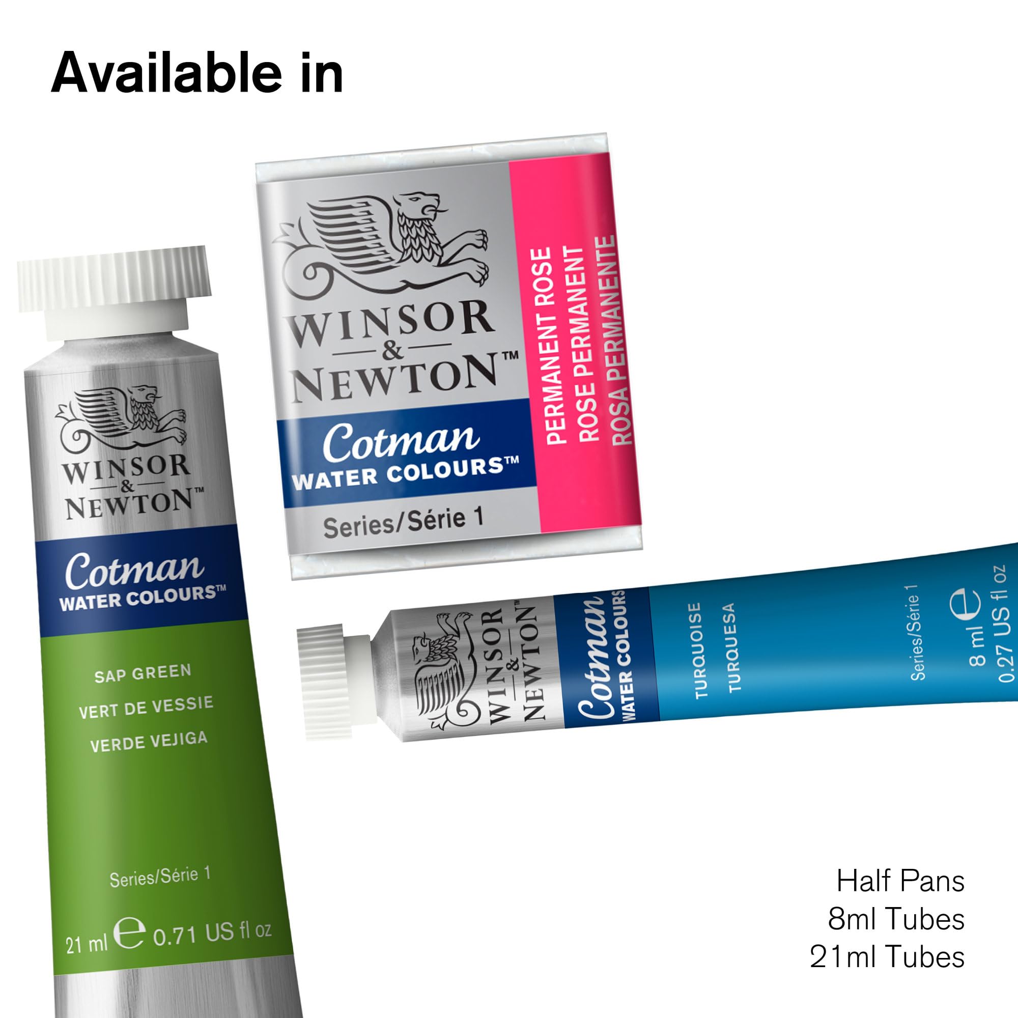 Winsor & Newton Cotman Water Colour Tube - Lamp Black | 21 ml 9