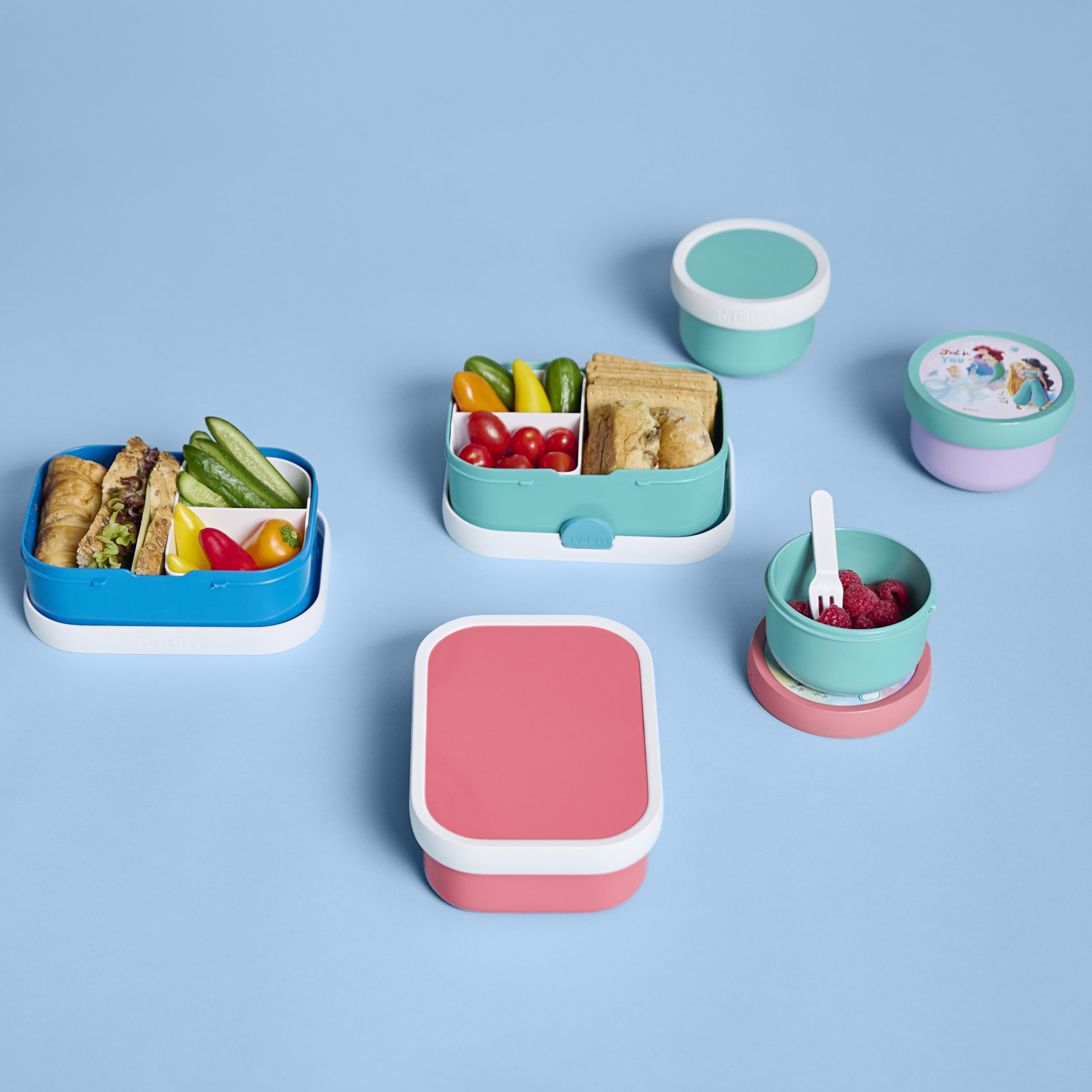 Mepal Campus Little Dutch Bento Box for Children, Forest Friends, Plastic, 750ml 7