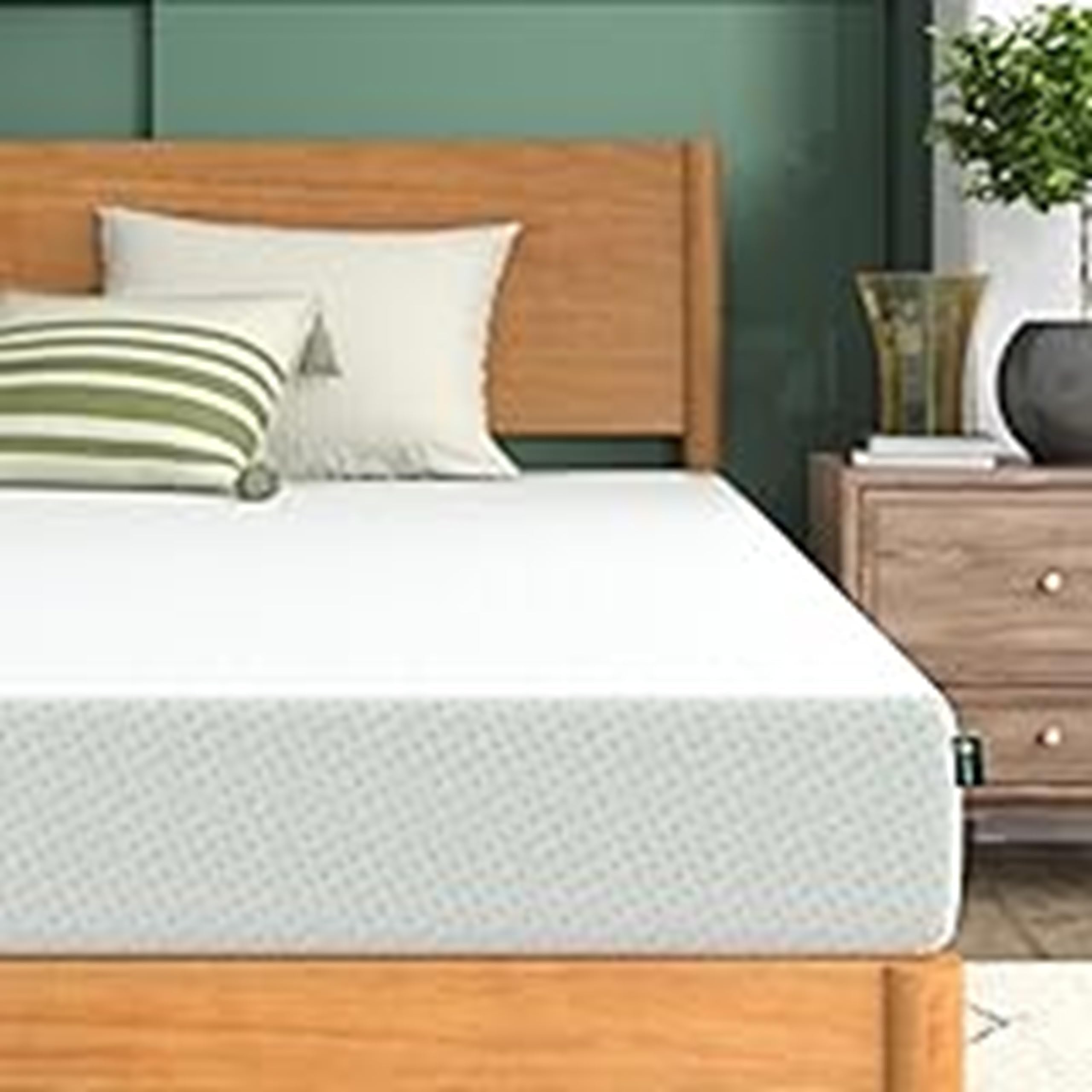 Zinus Memory Foam Mattress - Single (90x190cm) | 5'' Height | Medium Firm Orthopaedic Support | Green Tea Infused 1