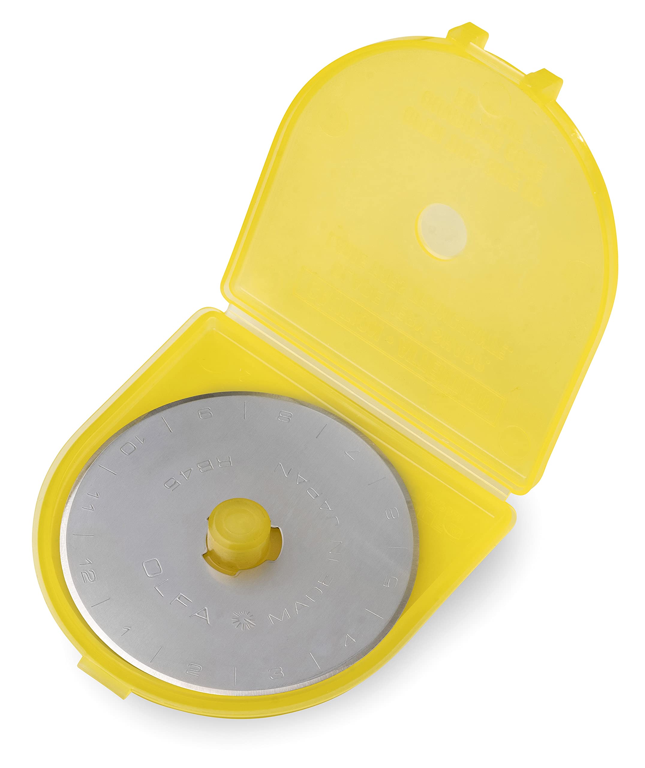 Olfa 45mm Rotary Cutter Blade Refills - Pack of 2 | Alloy Steel | Fits All 45mm Cutters 3