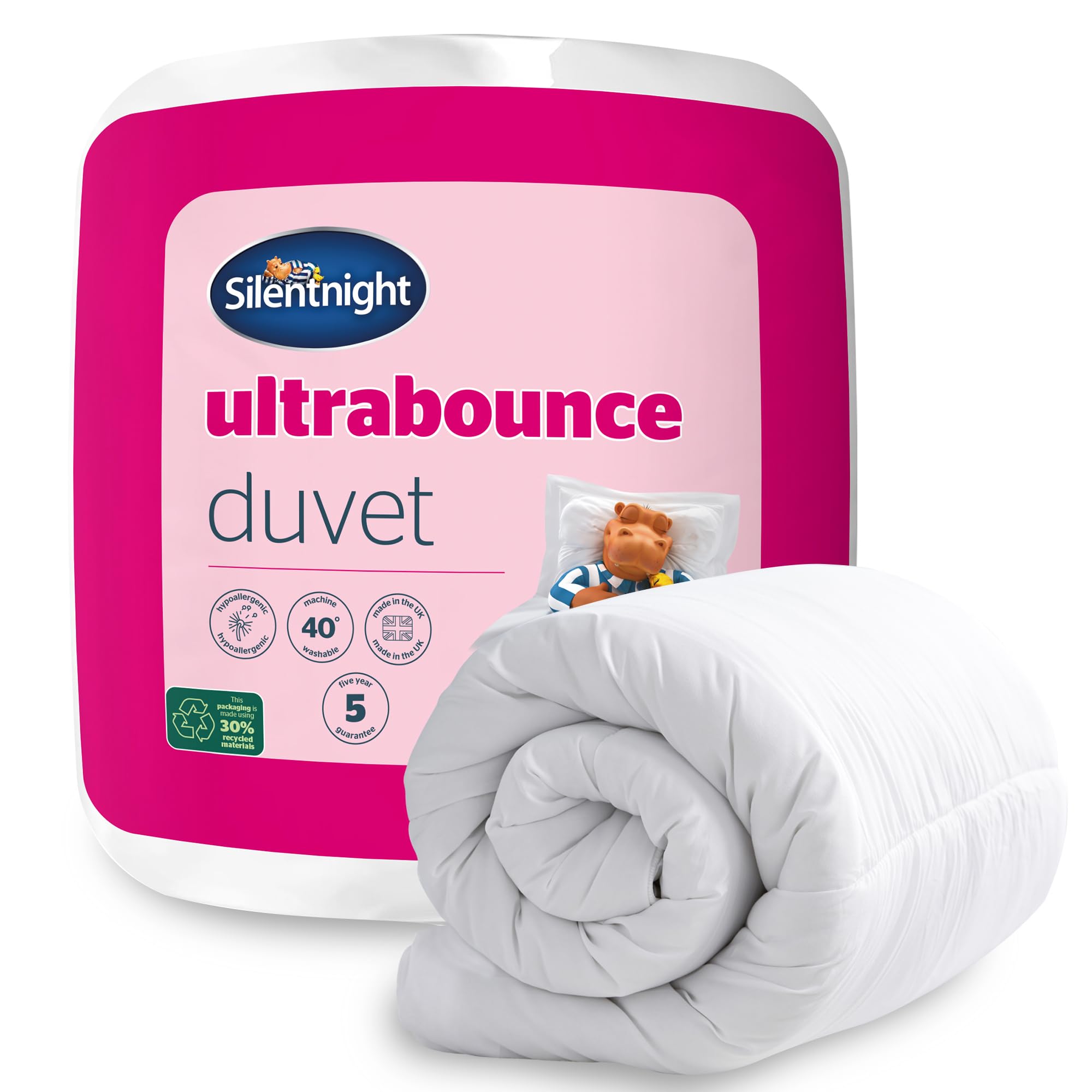 Silentnight Ultrabounce Duvet - 10.5 Tog Single All-Year Comfort | Hypoallergenic Microfibre 1