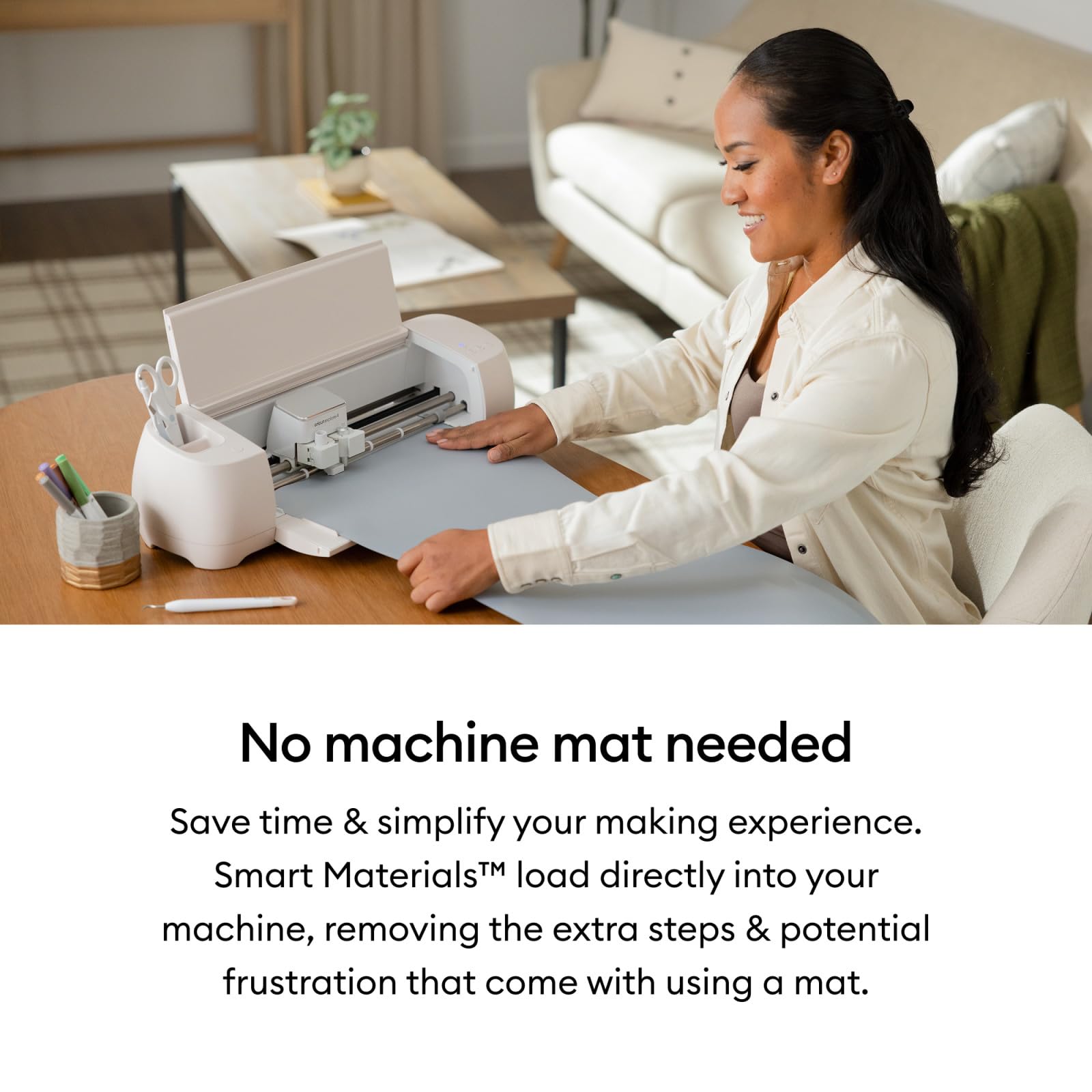 Cricut Joy Smart HTV Heat Transfer Film - Black | 1.8m Length | Matless Cutting 3