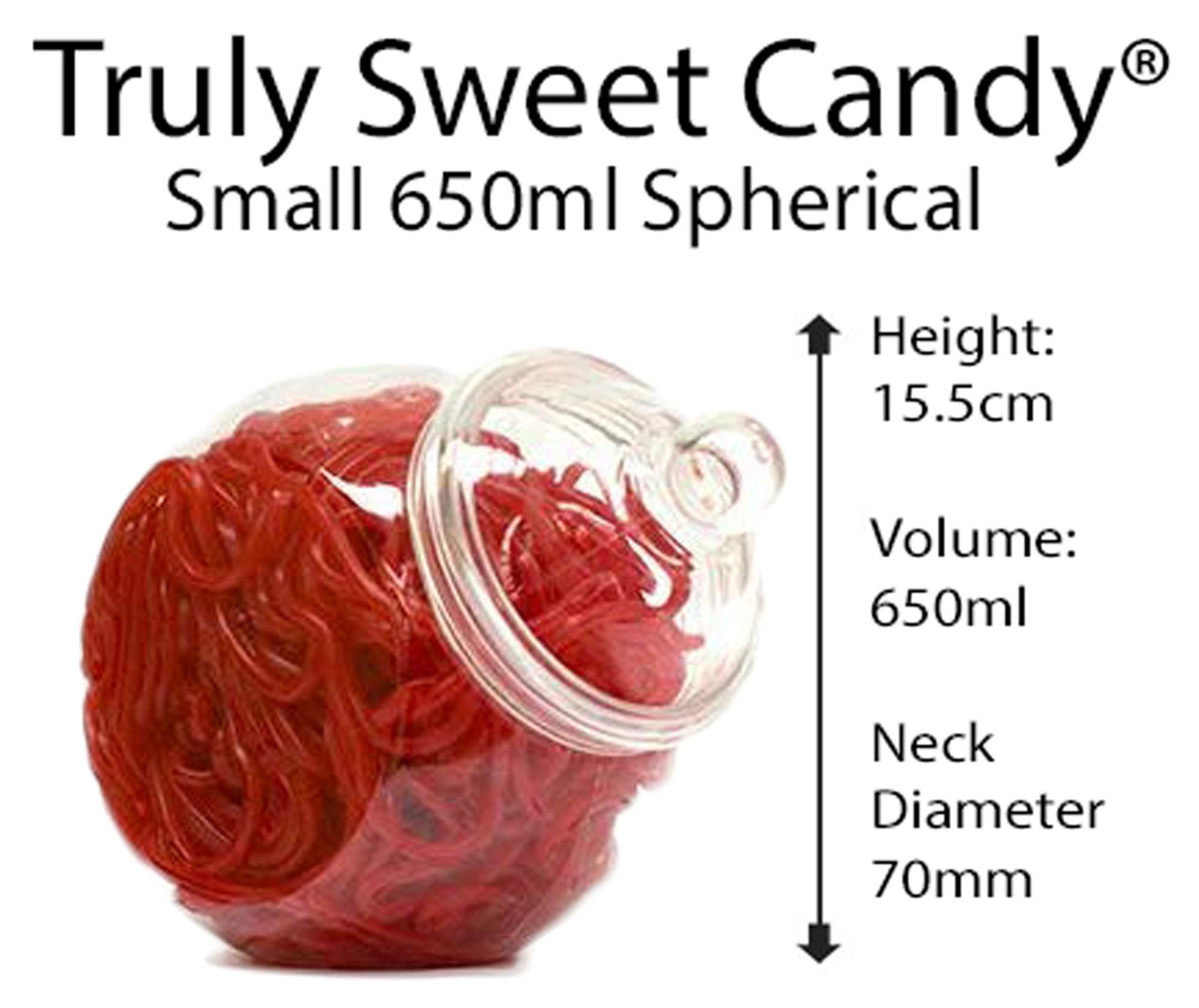 Truly Sweet Candy 8 Assorted Empty Retro Plastic Sweet Jars for Candy Buffet | Food Grade PET Plastic 4