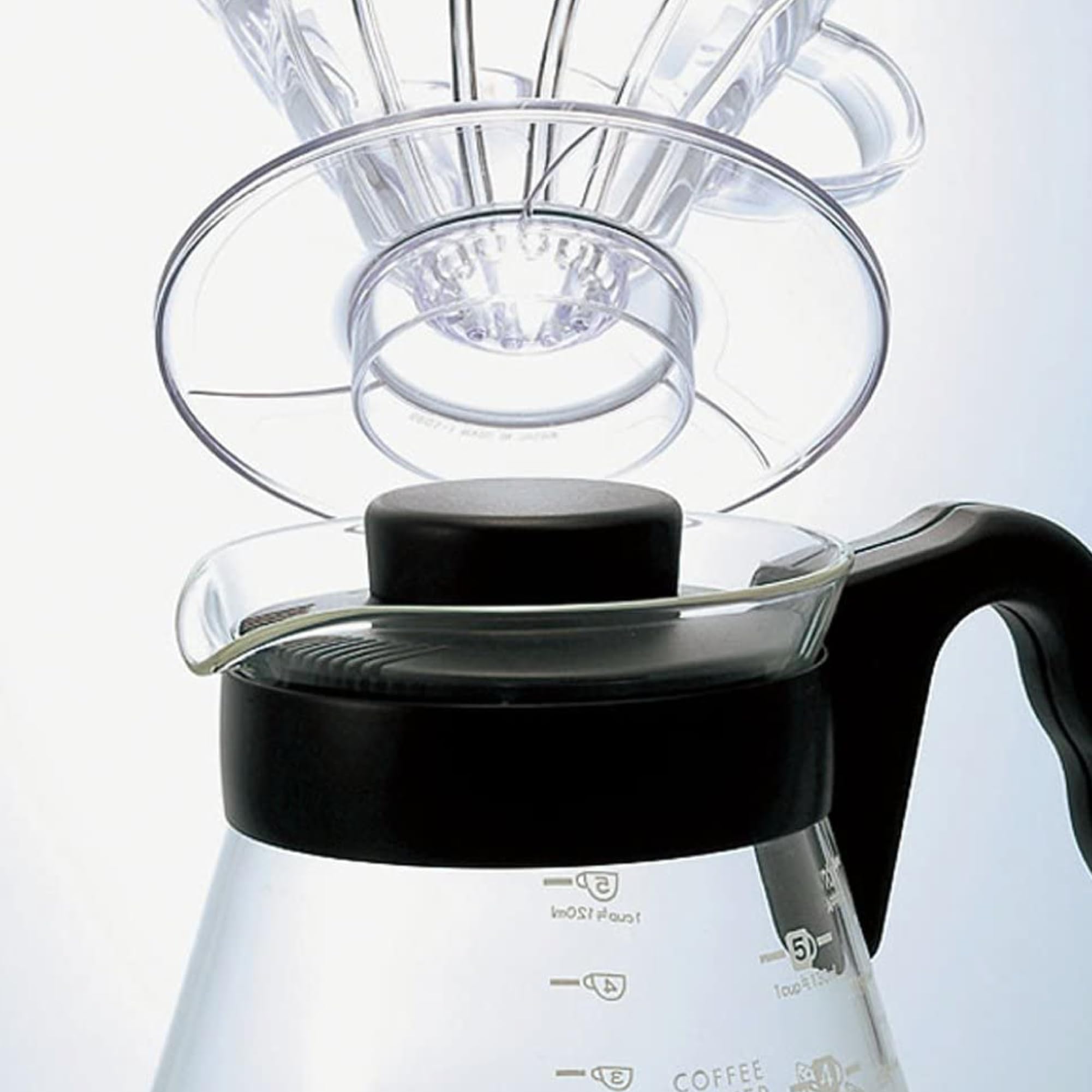 HARIO V60 Cafetière Coffee Server - 700ml Glass French Press | Heat Resistant 4