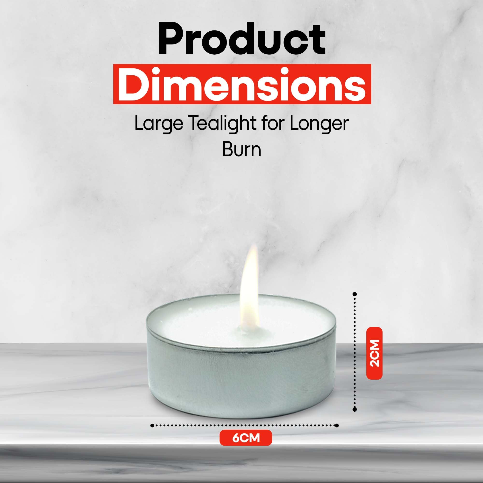 Price's Maxi Tealights - Unscented White Wax Candles | 10 Hour Burn Time | 12 Pack 3