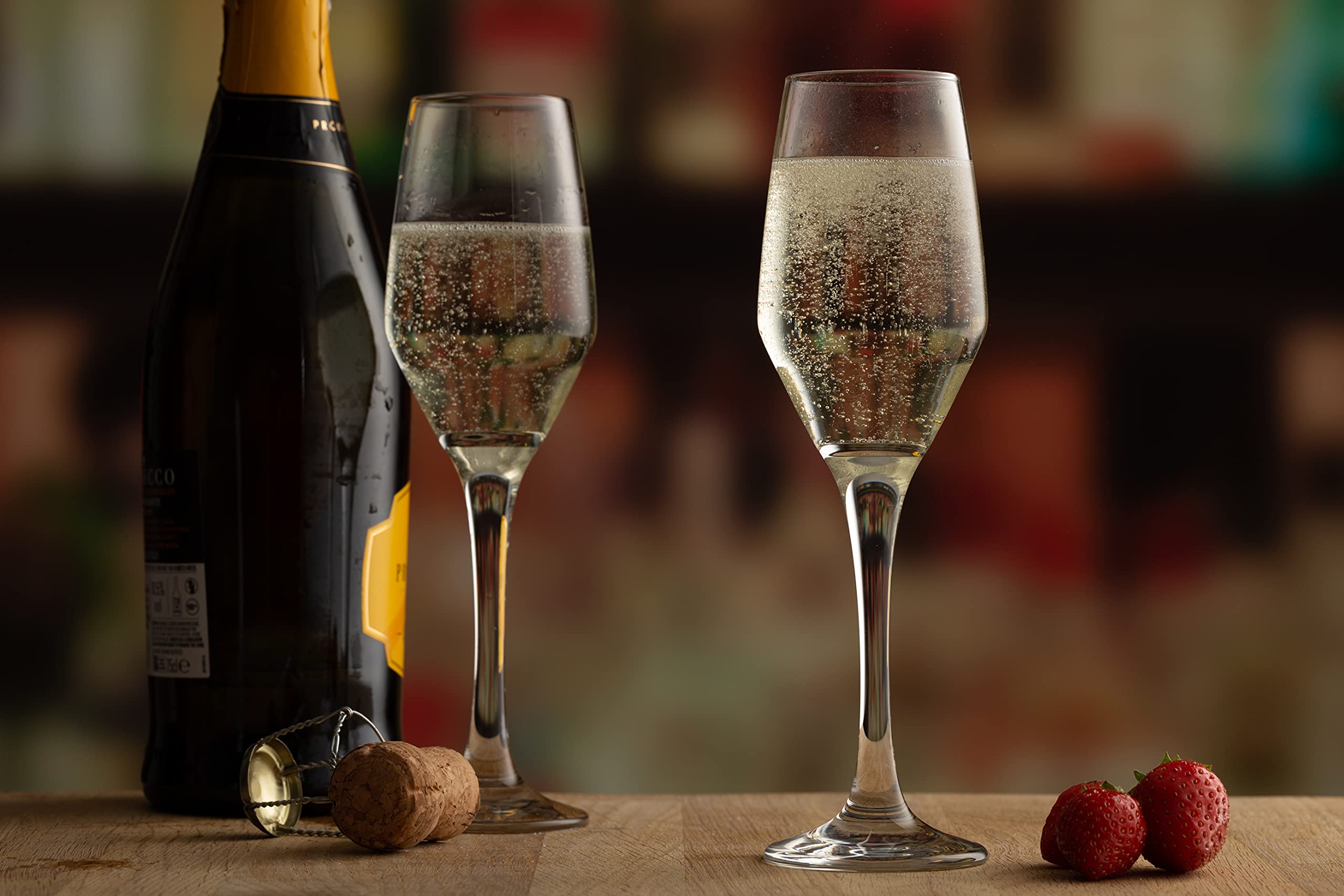 Ravenhead Majestic Set of 4 Prosecco/Champagne Flutes - 21 CL Capacity | Dishwasher Safe 2