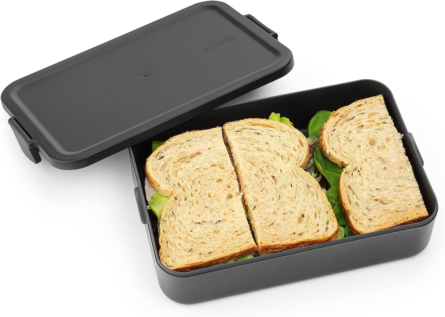 Brabantia Make & Take Lunch Box - 2L Large Volume | BPA-Free | Freezer, Microwave, Dishwasher Safe 5