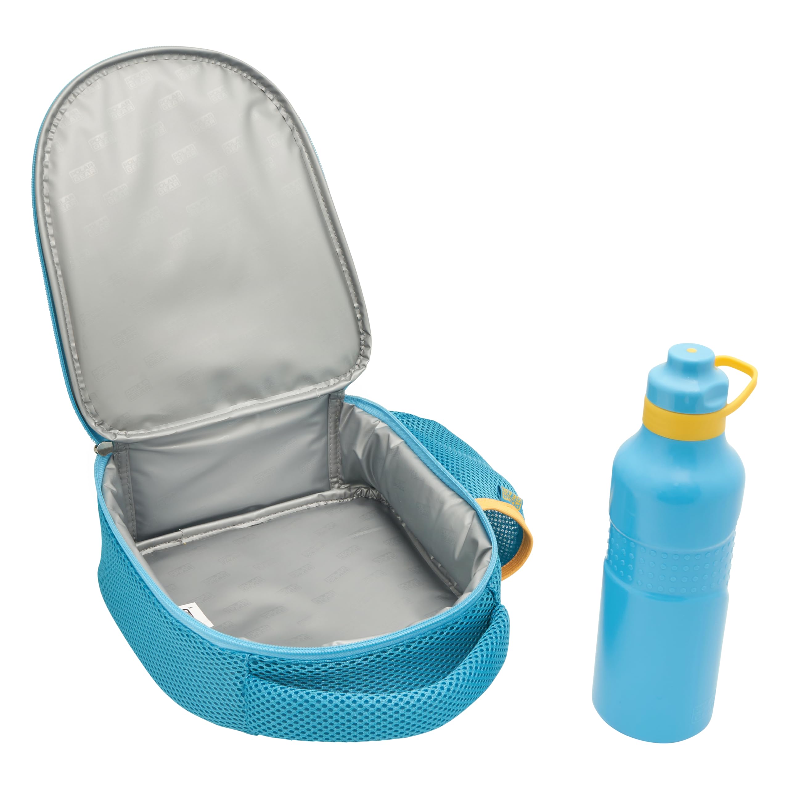 Despicable Me Official 4 Minions Kids Lunch Bag with 600ml Water Bottle | Insulated PEVA Lining | Yellow 6
