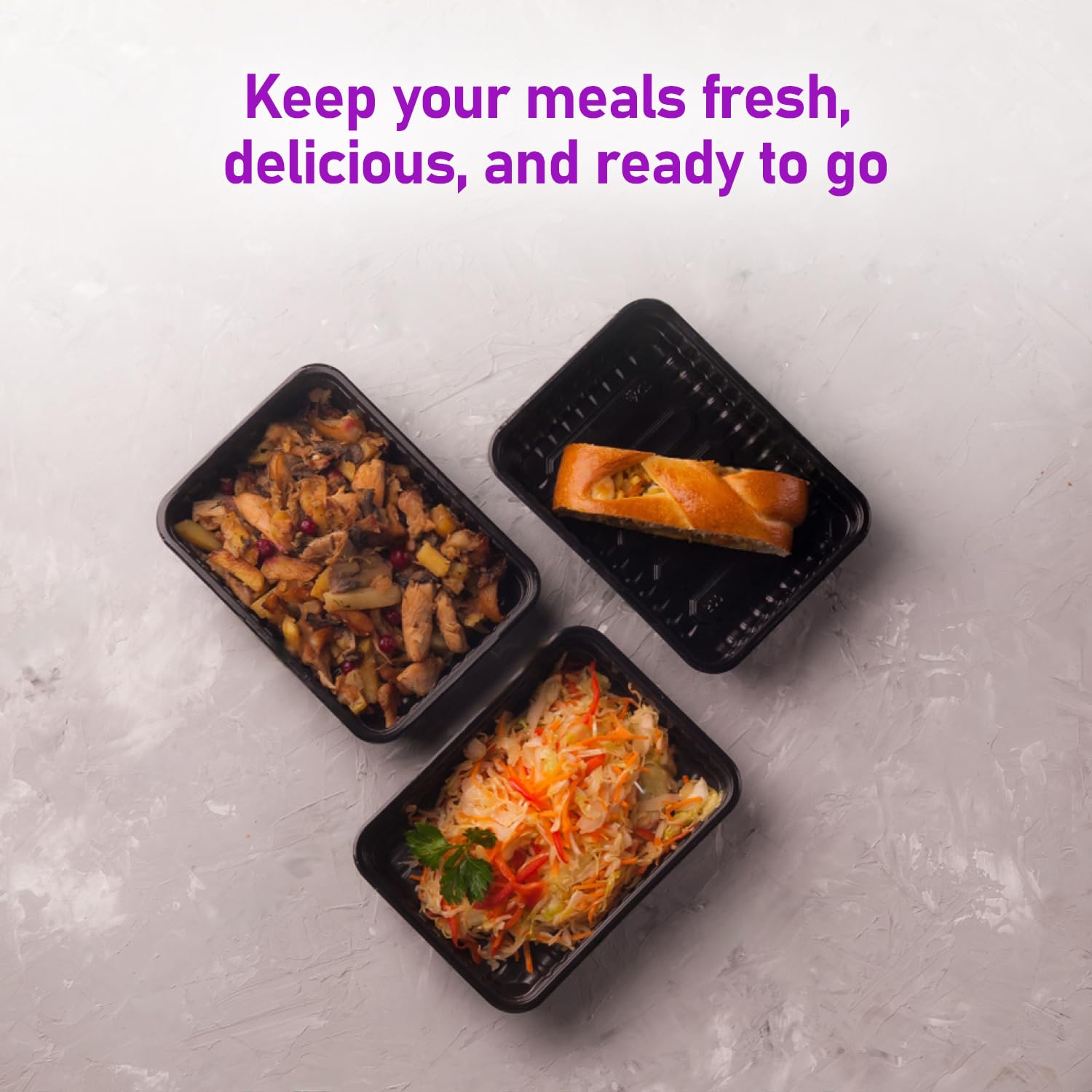 delka Meal Prep Containers - 944ml Capacity, 10 Pack | BPA-Free, Reusable Food Storage Boxes 5