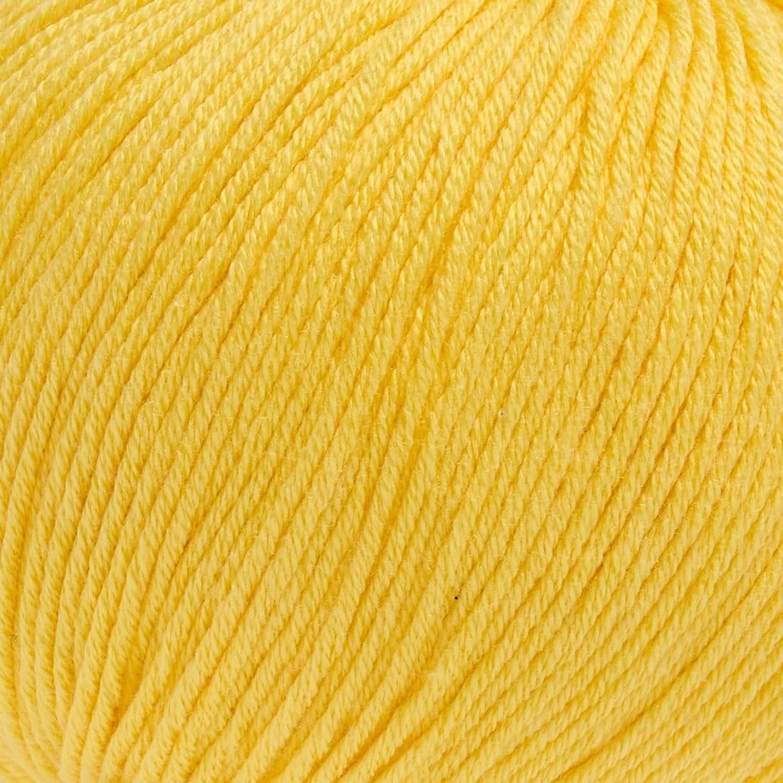 Utopia Crafts Amigurumi Cotton DK Yarn - Yellow | 50g Skein | 142 Yards | Cotton/Acrylic Blend 2