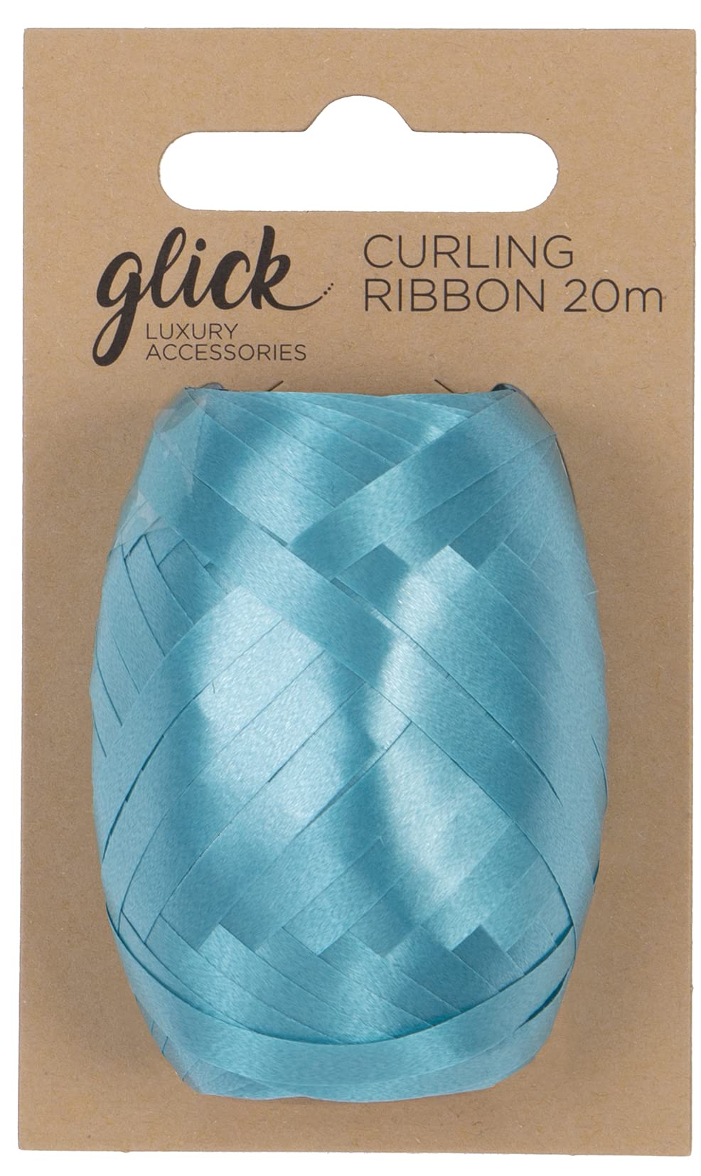 Glick Aqua Blue Curling Ribbon - 5mm x 20m Plastic for Gift Wrapping and Crafts | Model KOP09 1