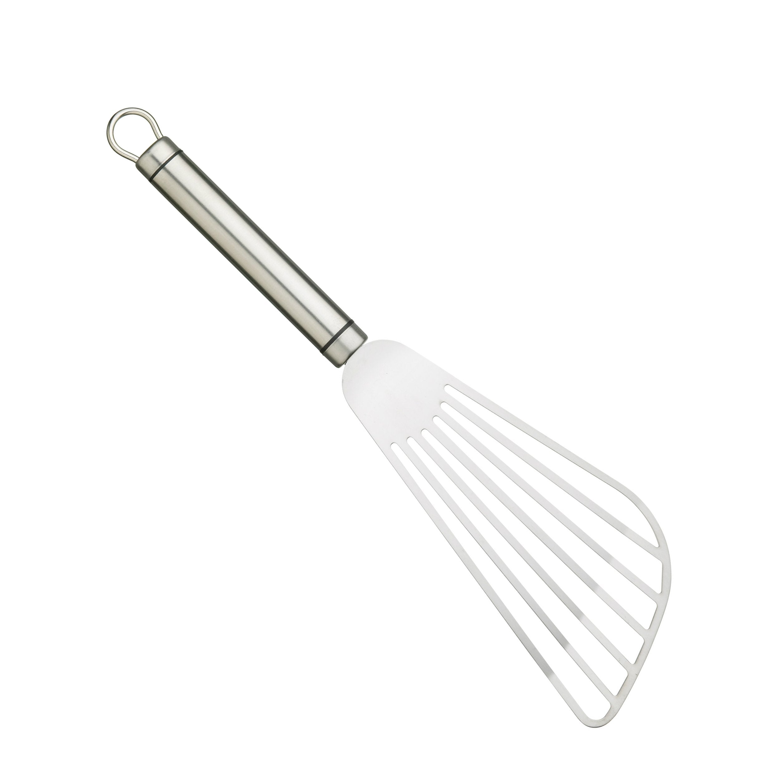 KitchenCraft Professional Fish Slice - Stainless Steel Turner, 26.5 cm, Dishwasher Safe