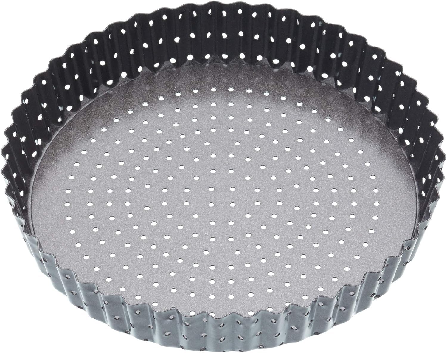 MasterClass Crusty Bake 20 cm Perforated Quiche Tin | Carbon Steel, Loose Base, Non-Stick 1
