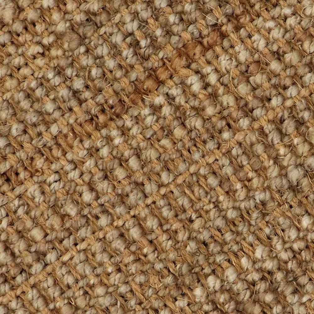 JVL Hand Spun Boucle Coir Jute Doormat - Durable & Hardwearing | 40x70cm Brown 5