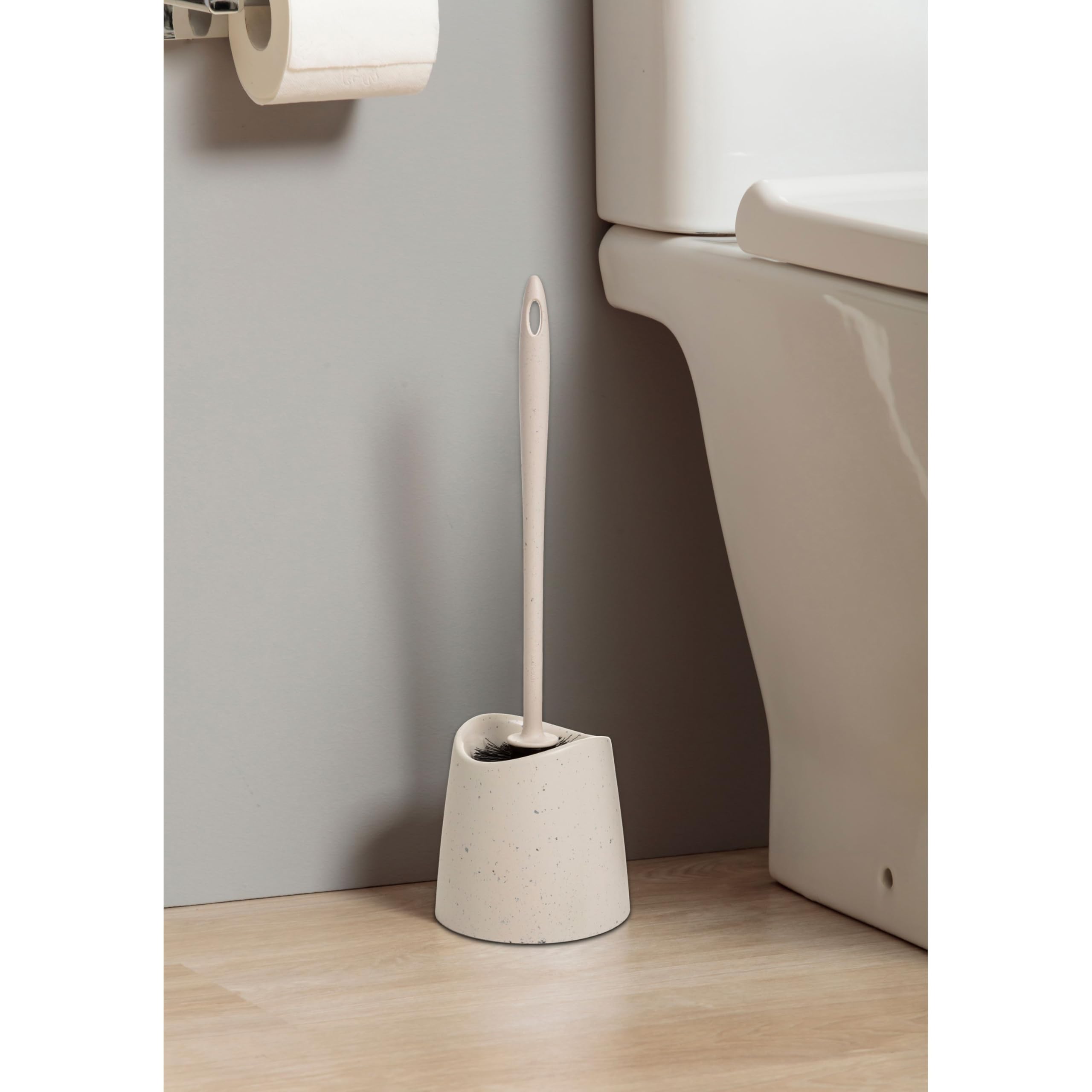 TATAY Toilet Brush & Holder | Ecohome Design | Made in Spain | 12 x 12 x 38 cm 4