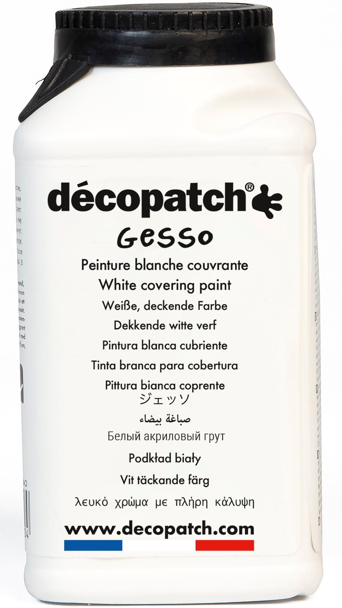 décopatch Gesso Primer Paint - Thick White Acrylic Undercoat | 300g Bottle | GE300AO 1