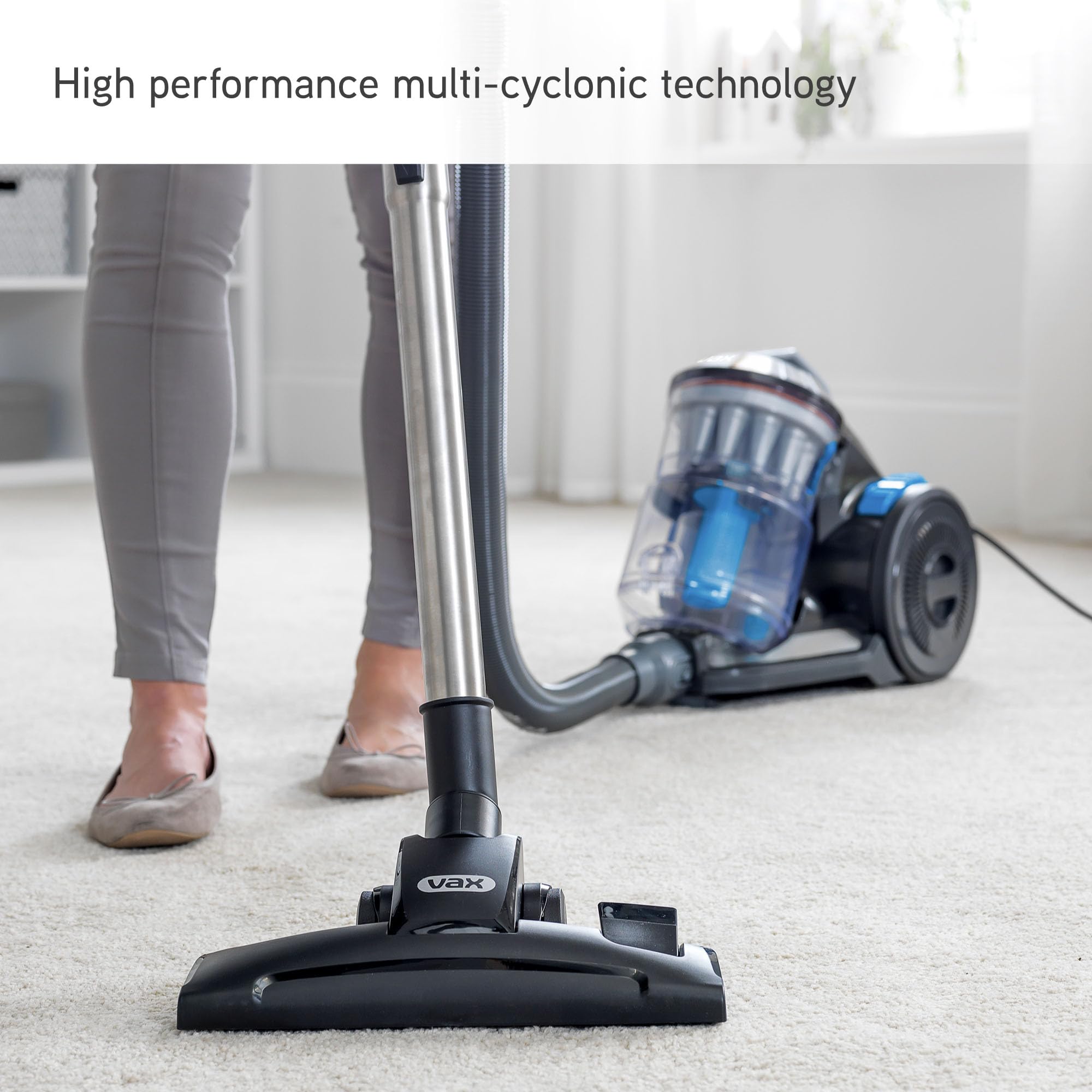 Vax Air Stretch Pet Cylinder Vacuum Cleaner | 12m Reach | 1.5L Capacity | 850W