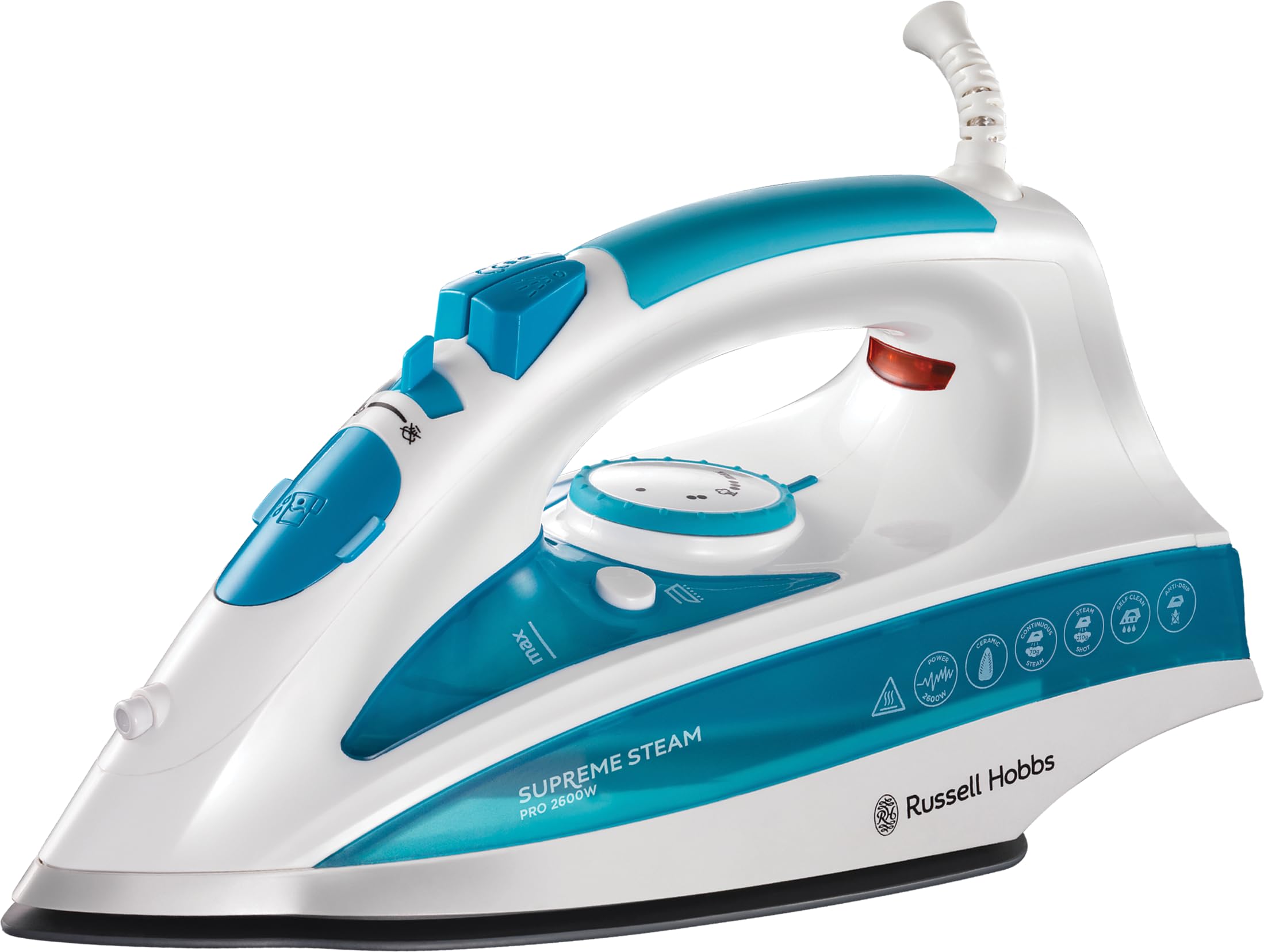 Russell Hobbs Steam Iron - 2600W Power | 210g Steam Boost | 70g/min Continuous Steam 1