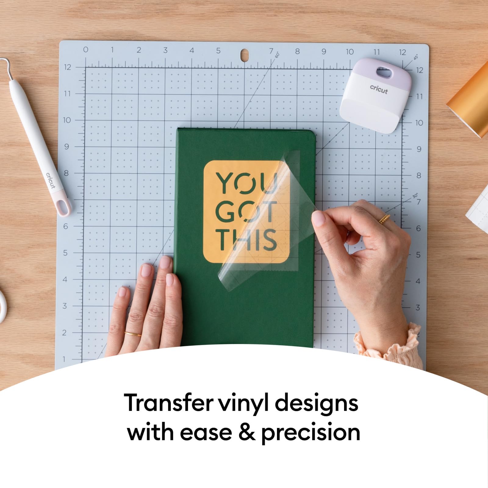 Cricut Value Transfer Tape - Roll 5.5 in x 30 ft Transparent Vinyl for Arts & Craft Labeling 4