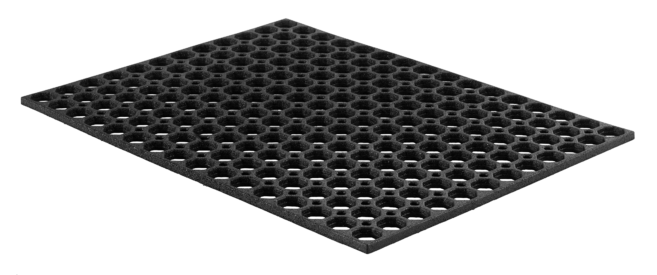 Nicoman Honeycomb Outdoor Rubber Doormat - Heavy Duty Boot Scraper | 75x45 cm | Black 6