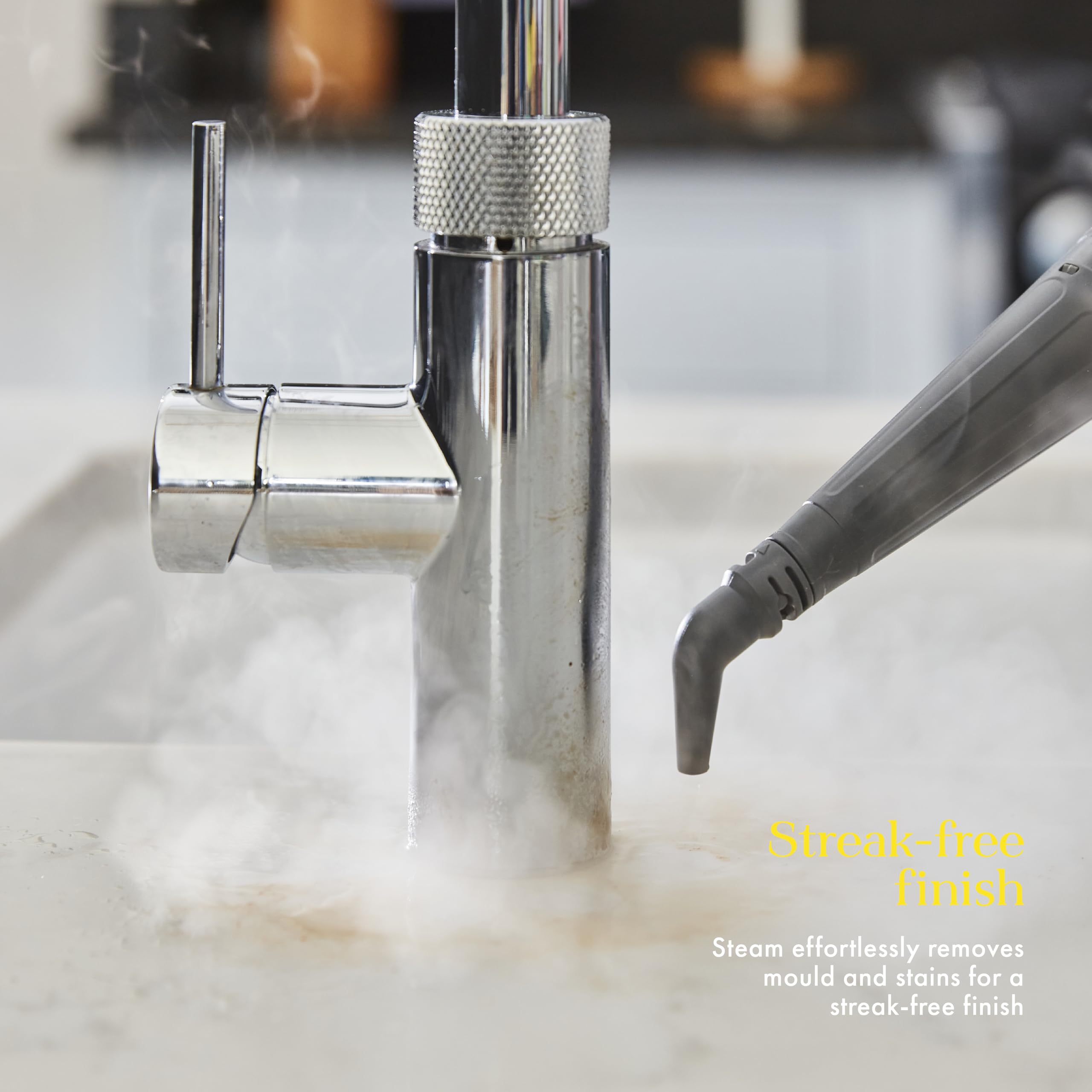 Swan Lynsey Queen of Clean Handheld Steam Cleaner - Kills Bacteria | 9 Accessories | 3 Bar Pressure 6