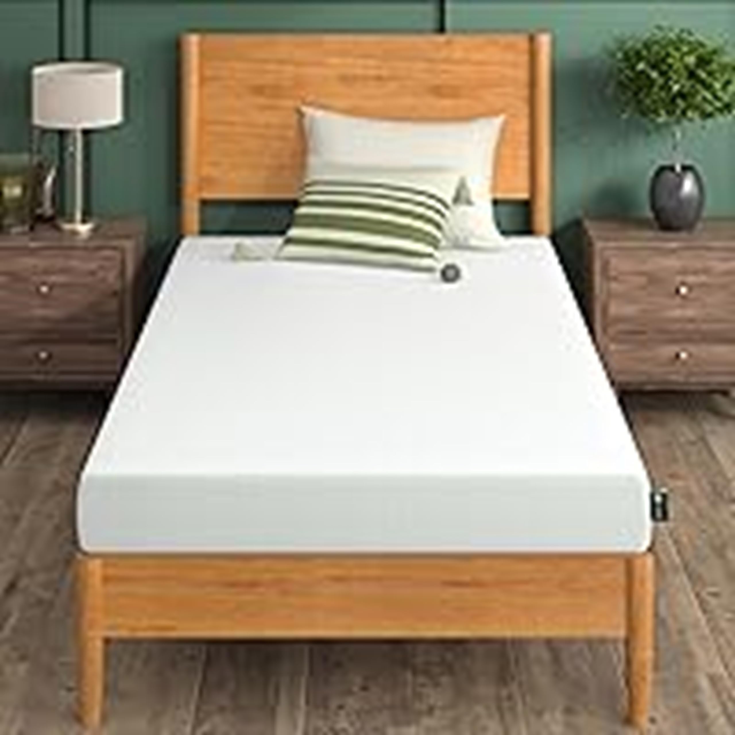 Zinus Memory Foam Mattress - Single (90x190cm) | 5'' Height | Medium Firm Orthopaedic Support | Green Tea Infused 6
