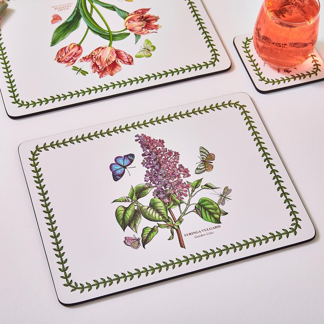 Pimpernel Botanic Garden Placemats - Set of 6 | Heat Resistant up to 100°C | 30.5 x 23cm 2