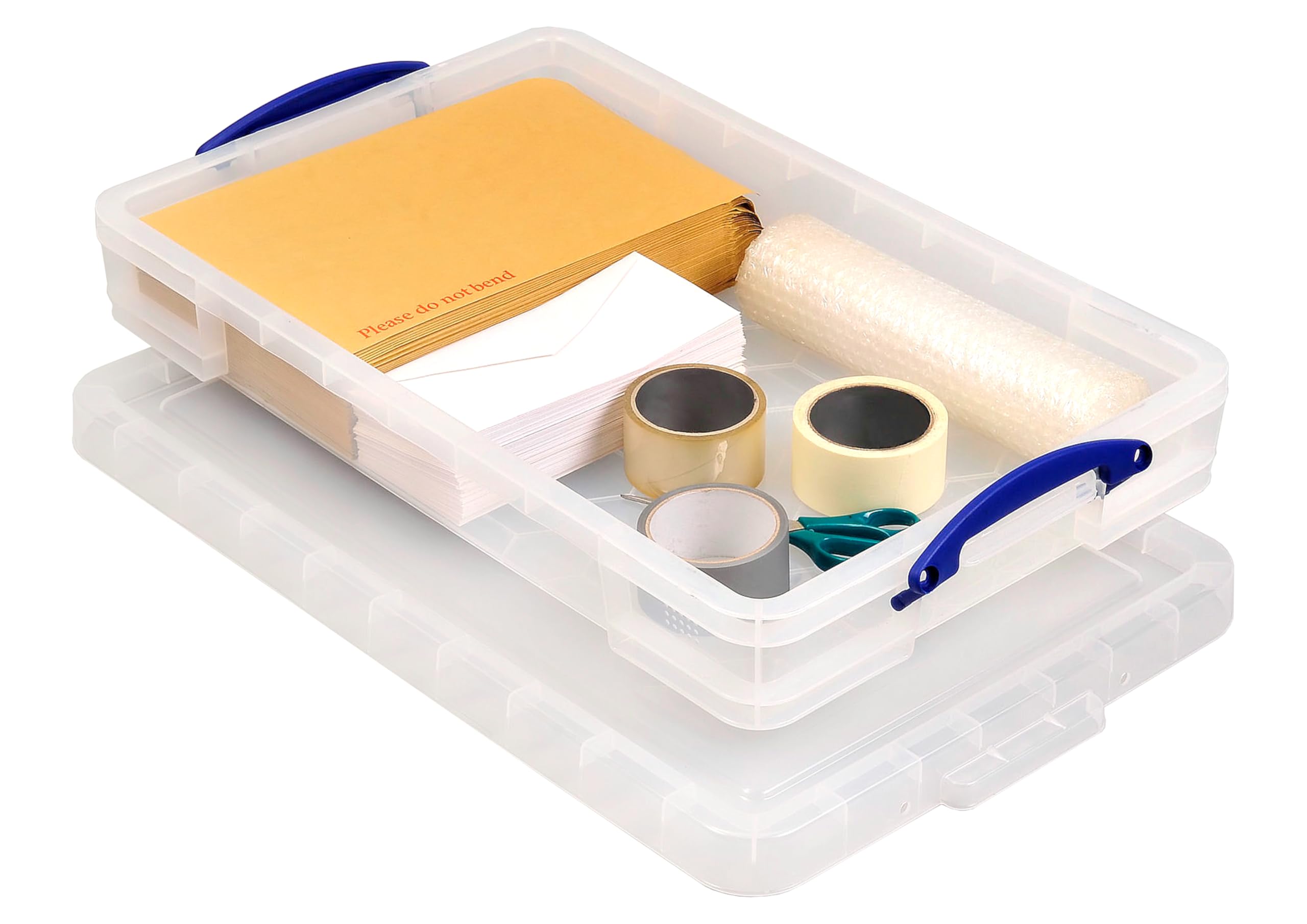 Really Useful Box Storage Box - 20L Capacity, Clear, Pack of 3 | Polypropylene 6
