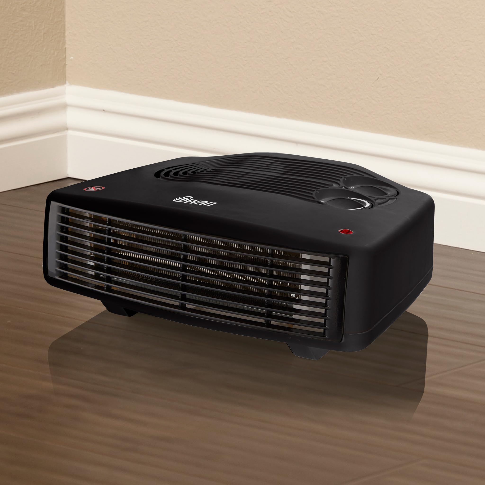 Swan SH27030N Horizontal Fan Heater - 3000W Max Power | 2 Heat Settings | Adjustable Thermostat | Black 7
