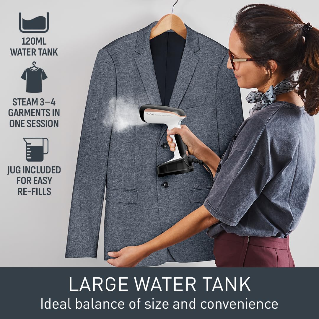 Tefal Access Steam Pocket Handheld Clothes Steamer - Ultra-Compact, 1300W, 120ml Tank 4