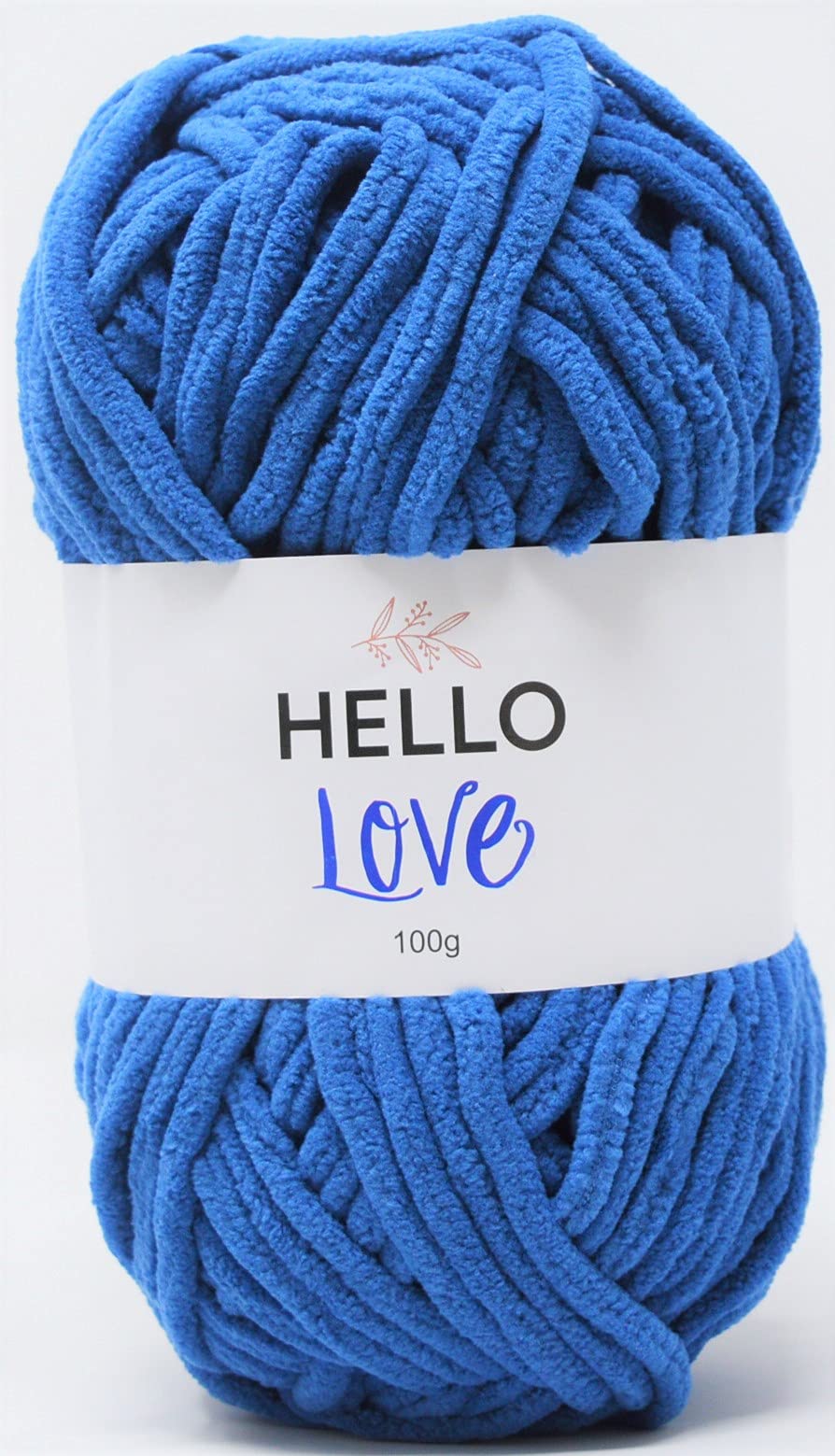 Hello Love Super Bulky Polyester Yarn - 100g Dolphin Blue | 65m 1