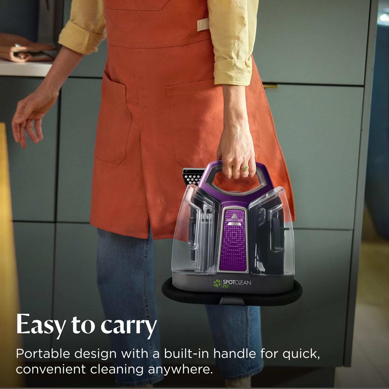 BISSELL SpotClean Pet Carpet Cleaner - 330W Motor | Heatwave Technology | Portable 6