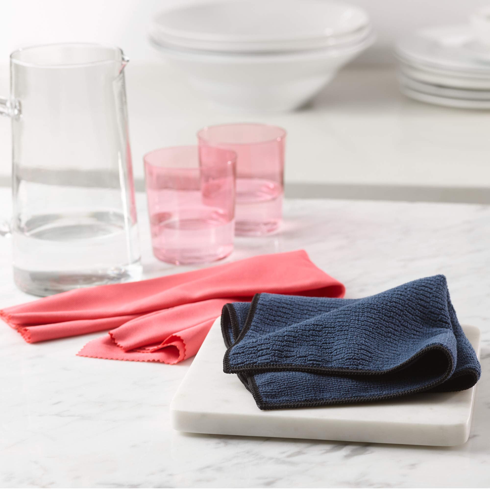 E-Cloth Granite & Stone Cleaning Pack - 1 Microfibre Cleaning Cloth & 1 Polishing Cloth | 2 Cloth Set 4