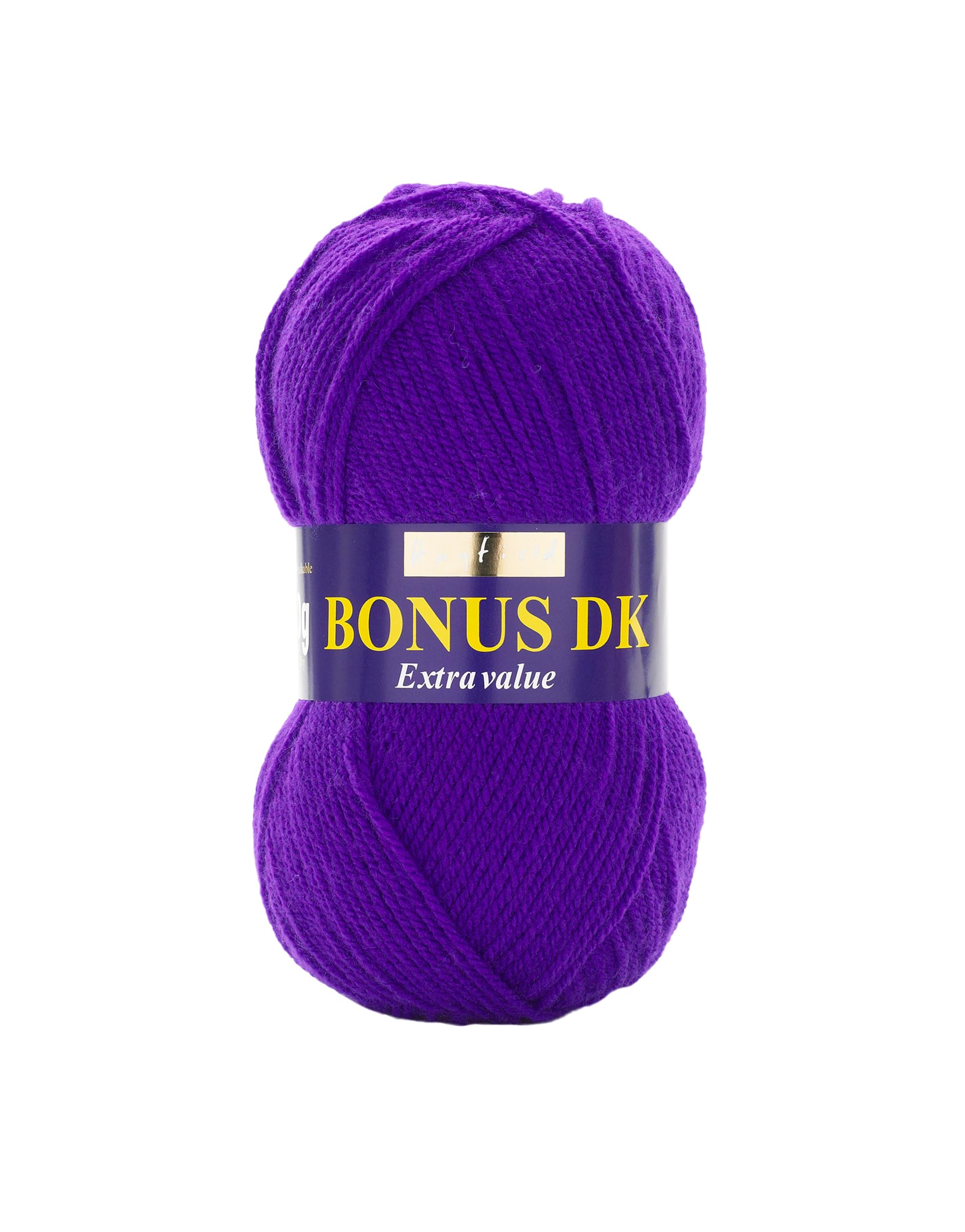 Sirdar Hayfield Bonus DK Double Knitting Yarn - 100g | Bright Purple (828) | 100% Acrylic